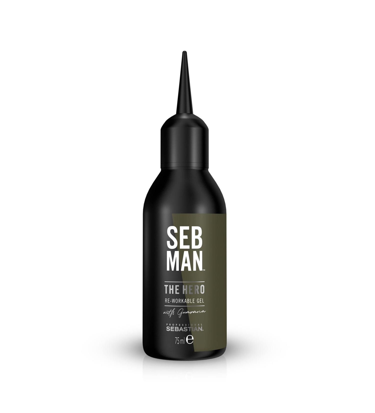 Buy SEB MAN THE HERO Hair Gel | Strong Hold & Shine | 24-Hour Styling - International Shipping Available - Buy Online on GoSupps.com