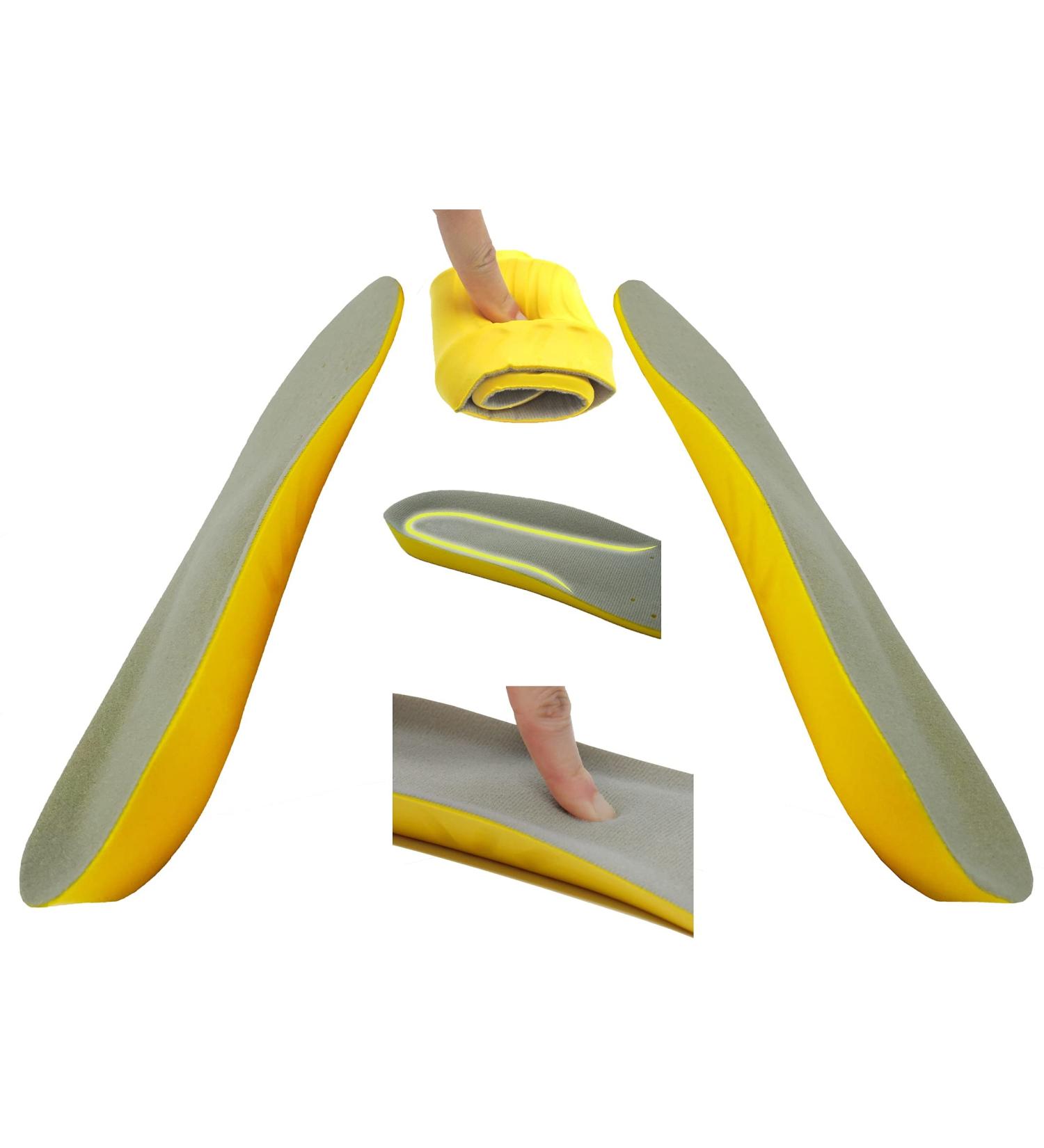 HappyStep Plantar Fasciitis Orthotic Insoles - Cushioned Arch Support, Heel Cushioning, Shock Absorption - UK Size 8-11 - Buy Online on GoSupps.com
