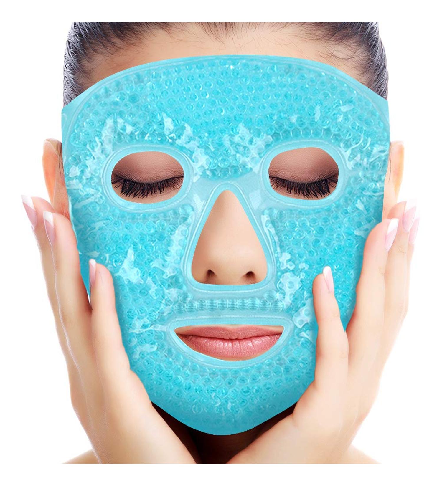 Soothing Company Hot and Cold Gel Face Mask for Migraine Pain Relief and Stress Reduction - Buy Online on GoSupps.com