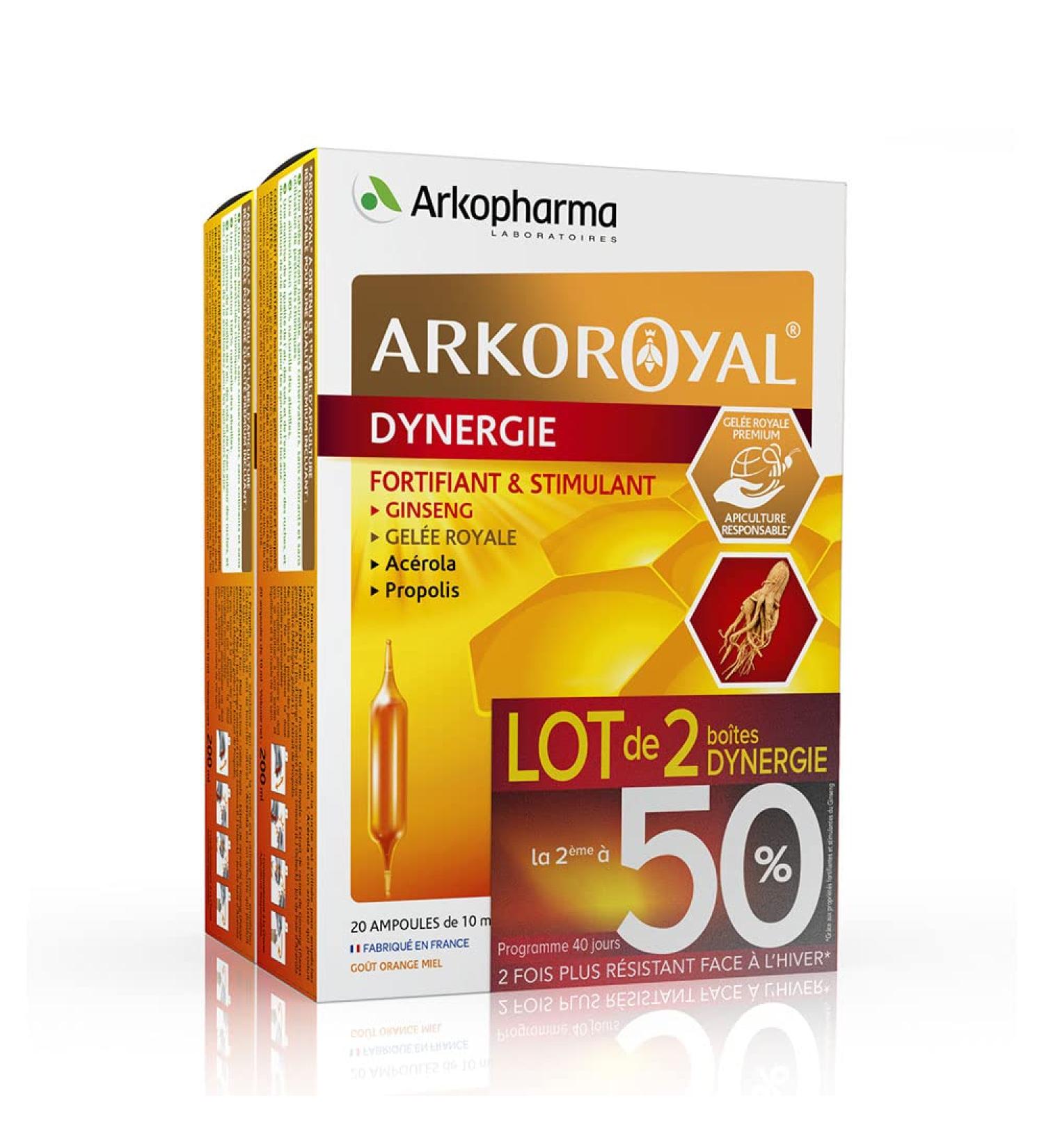 Arkopharma Arkoroyal Dynergie 2x20 Ampoules 400 ml Arkopharma