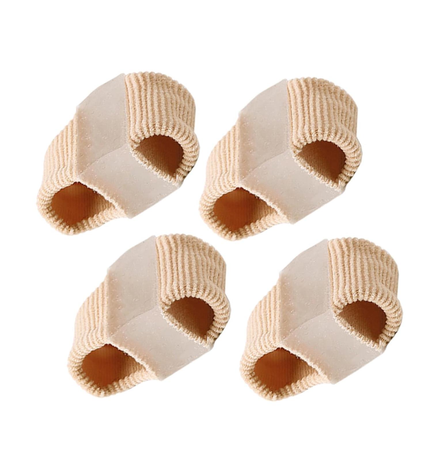 Marmerdo 4pcs Toe Separator Set - Adjustable Gel Straightener for Hammer Toe, Bunion Pad, and Toe Cushion - Double-Hole Toe Cover - Assorted Colors - 6X3.2CM - Buy Online on GoSupps.com