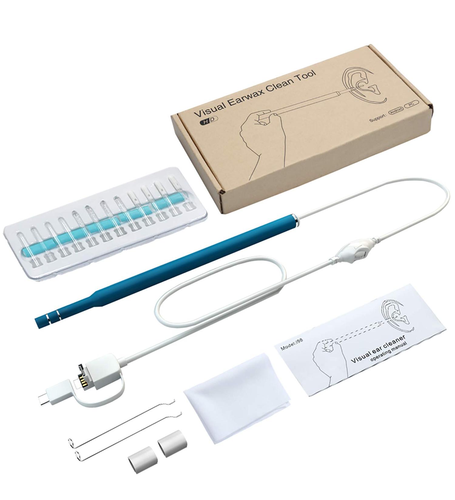 Ear Wax Remover HD Camera - 1.3MP 3-in-1 Ear Wax Removal Kit | International Shipping Available - Buy Online on GoSupps.com
