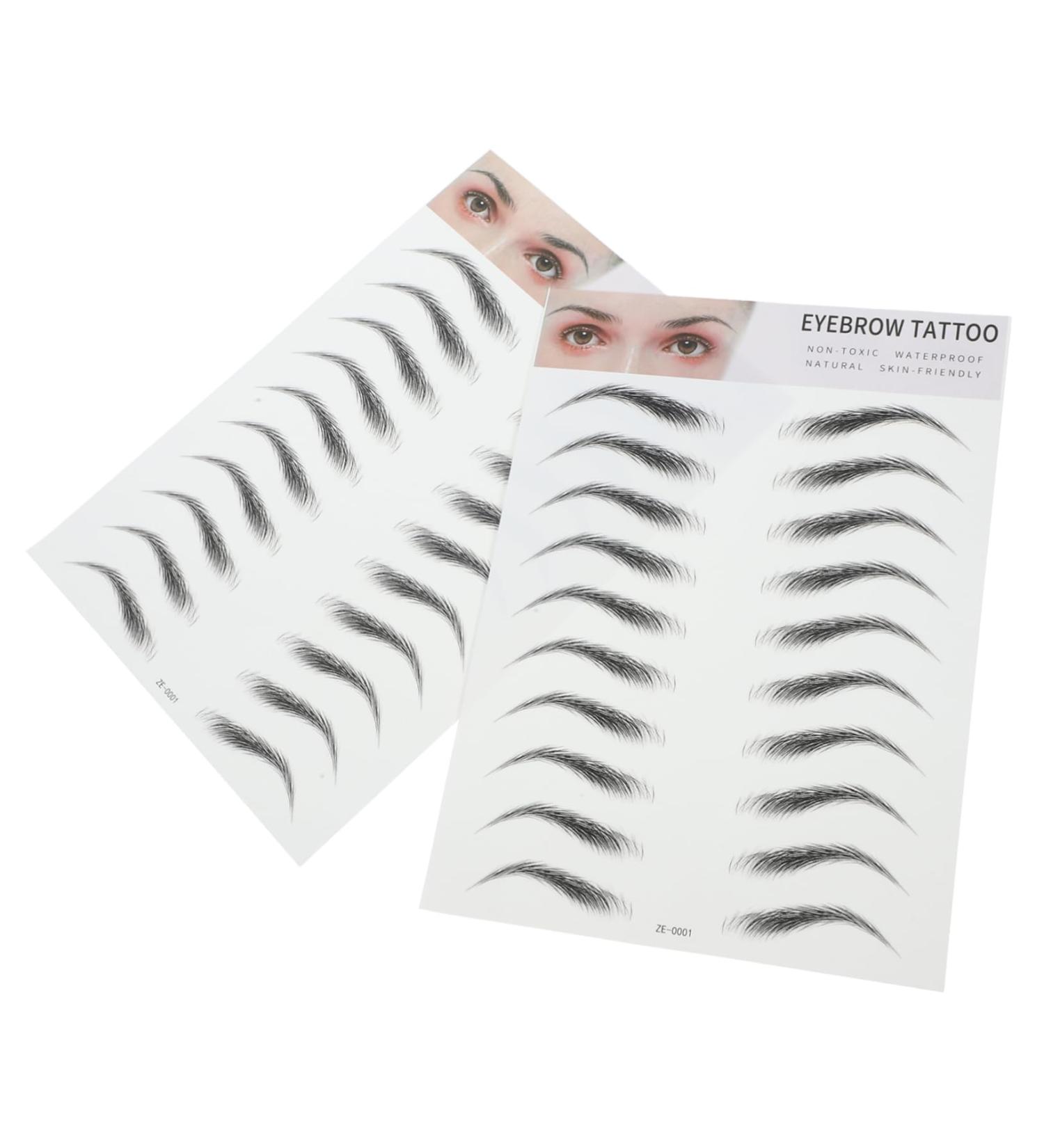 Beavorty Card Spray Bottle 2pcs 3d Eyebrow Stickers Ladies Suits Waterproof Suit Women s Suits Eyebrow Tools Simple Shaper Miss - Buy Online on GoSupps.com