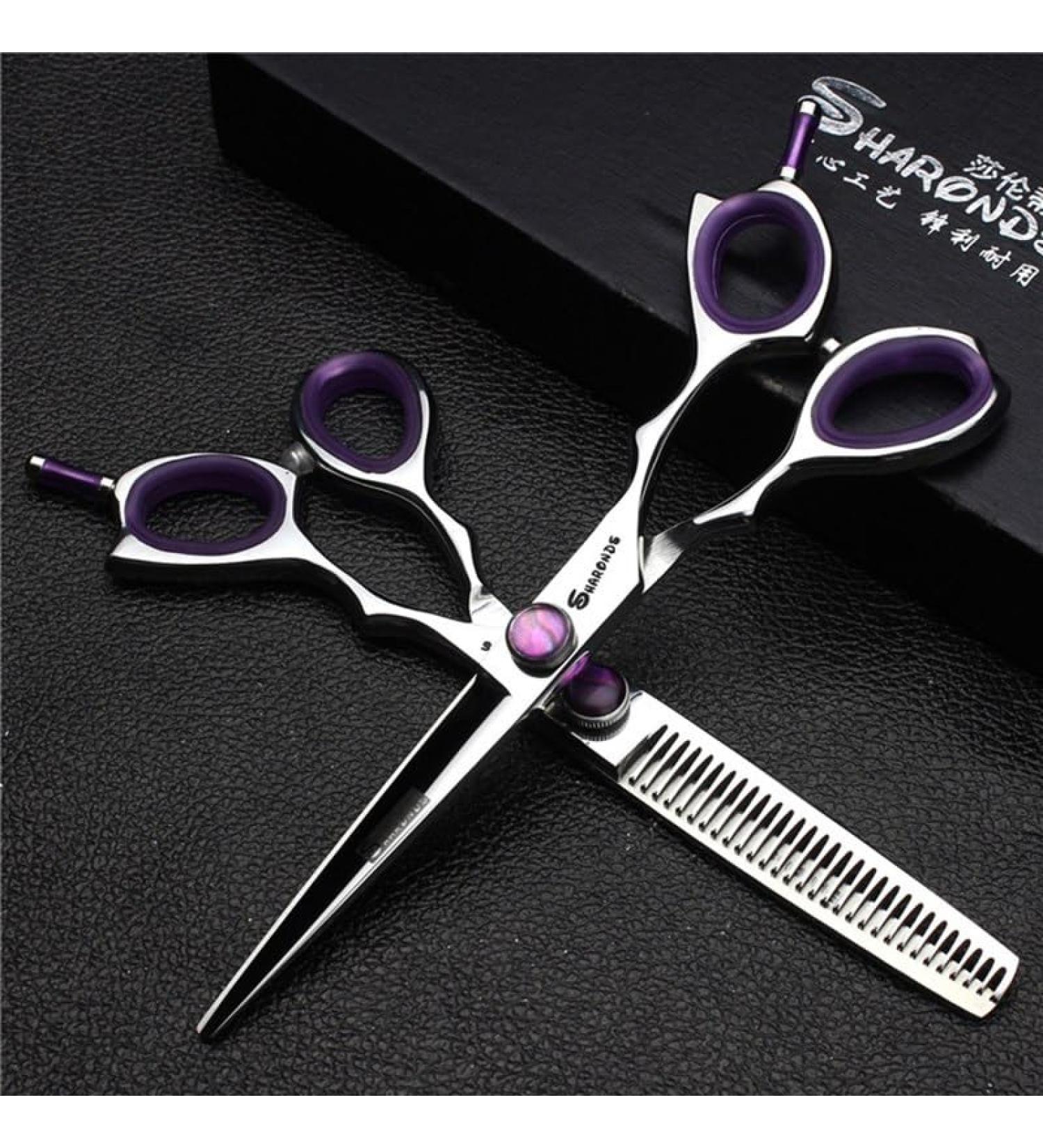 Hair Cutting Scissors Shears 6 Inch Professional Barber Hairdressing Scissors 440c VG10 Hair Dressser Cutting Shears Thinning Cliper Salon Stylist Set (Color : 6 inch 2PCS) - Buy Online on GoSupps.com