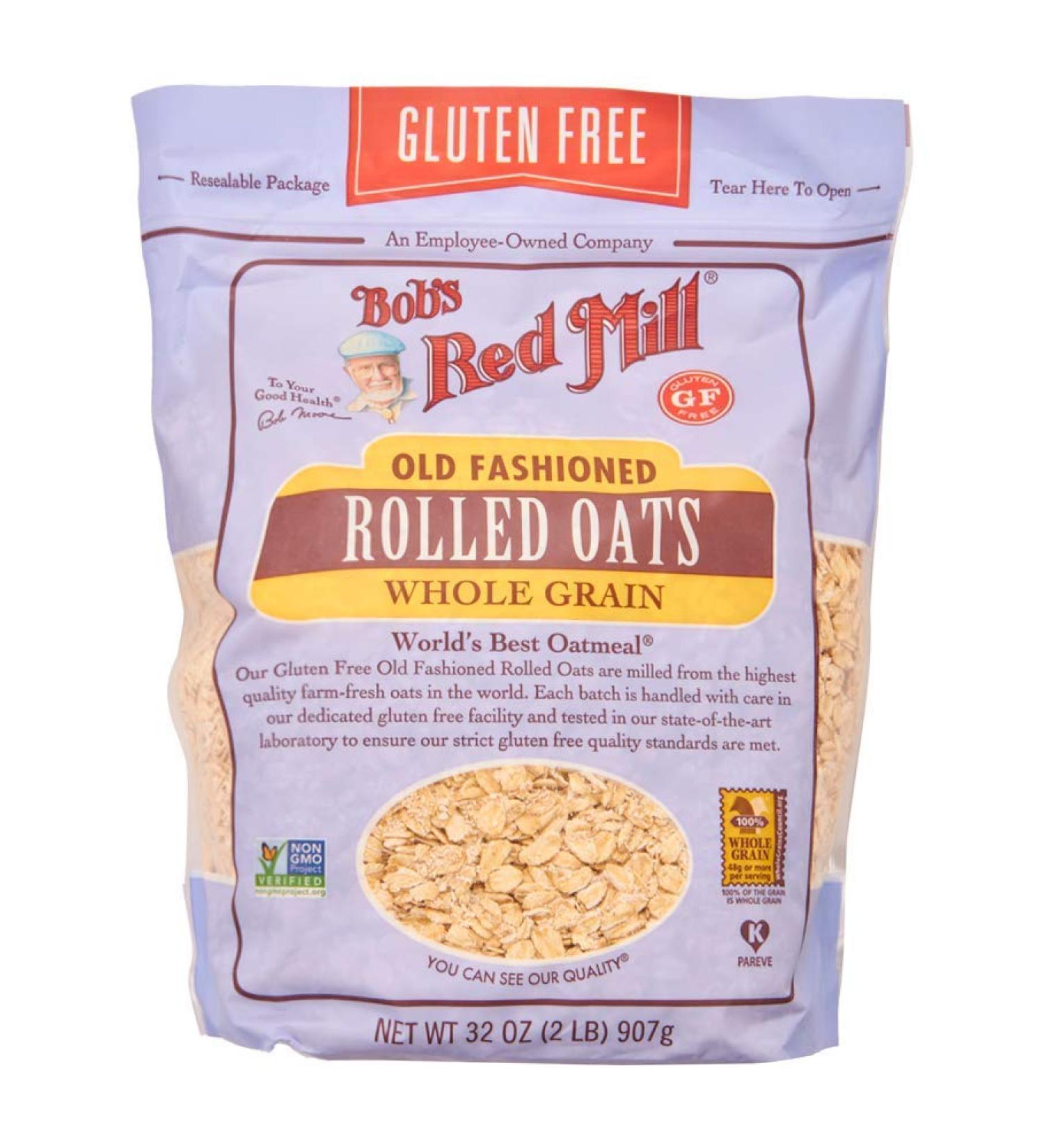 Bob's Red Mill Gluten Free Old Fashion Rolled Oats - 3 Pack (32 oz each) - Buy Online on GoSupps.com