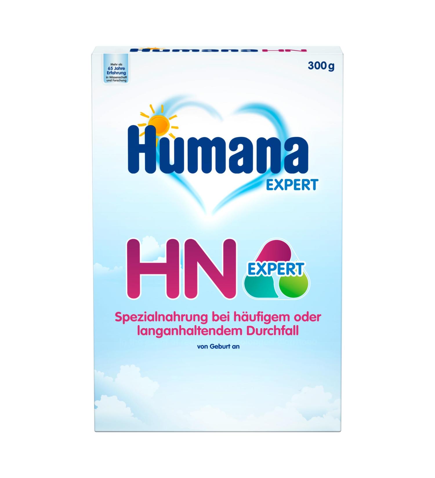 Humana HN Expert 300g | Special Dietary Food for Infants with Diarrhea | Supports Stool Normalization with Banana Flavor - Buy Online on GoSupps.com