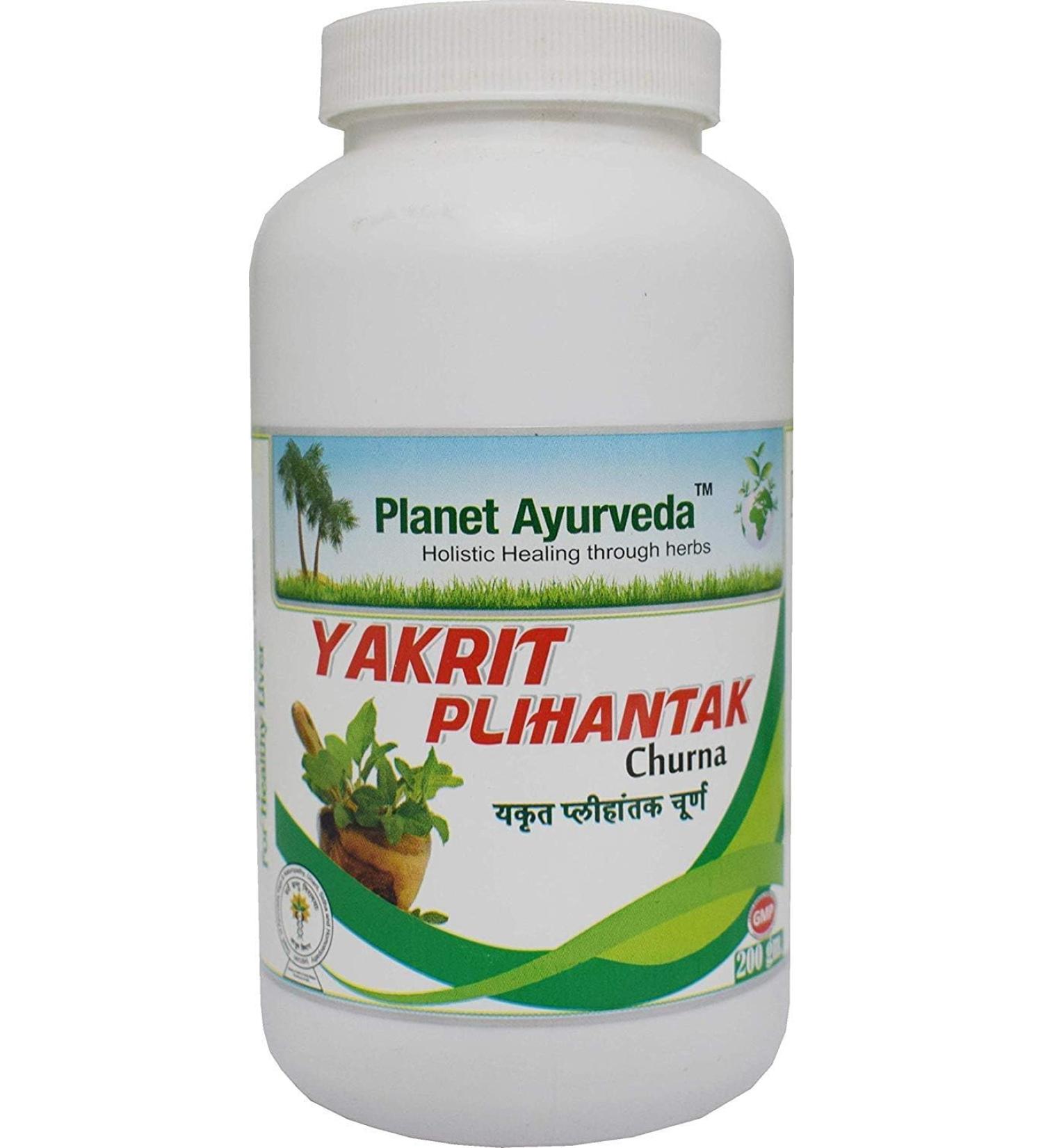 Planet Ayurveda Yakrit Plihantak Churna Powder - 200 g - Ayurvedic Remedy by Planet Ayurveda - 1 Jars