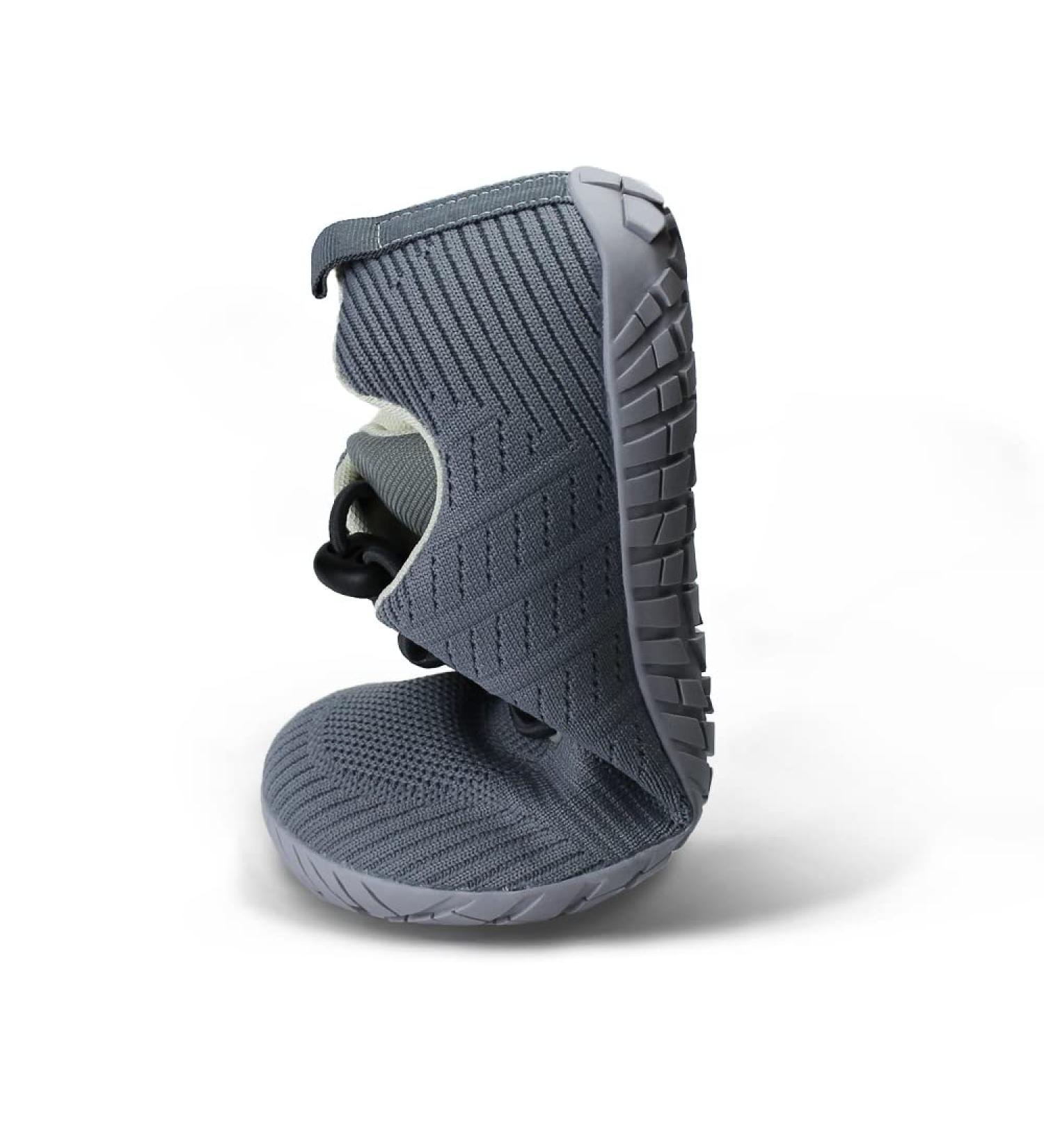 Shop Zzfaber Barefoot Shoes for Men & Women Trail Running Sneakers Fitness Shoes with Thick Sole Sizes 36-46 | Gray - Buy Online on GoSupps.com