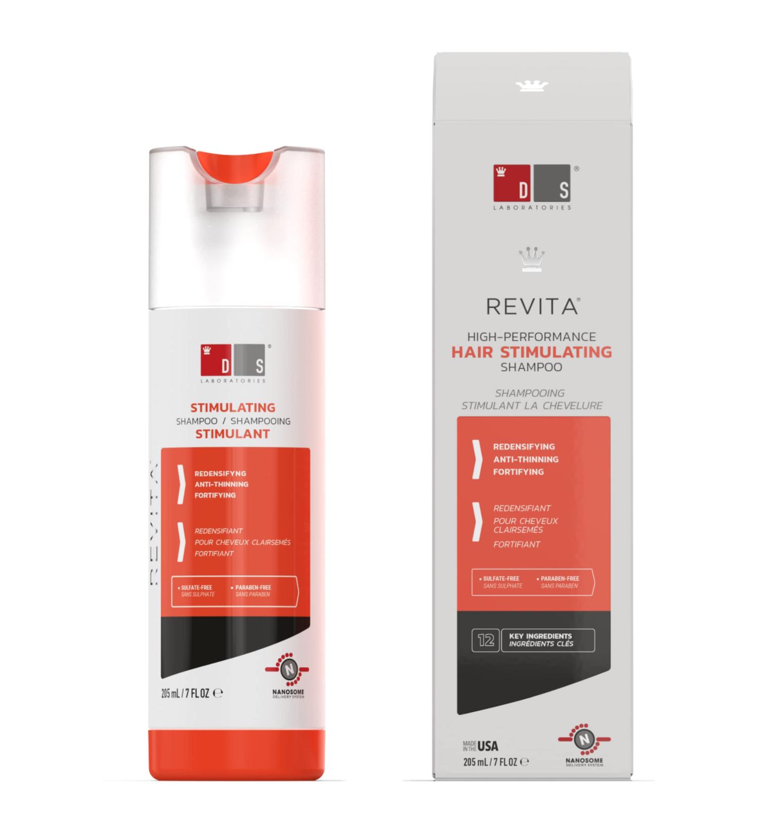 DS Laboratories Revita Shampoo for Thinning Hair - Volumizing and Thickening Shampoo for Men and Women - Hair Growth Support - Sulfate Free - DHT Blocker - 7 fl oz - Buy Online on GoSupps.com