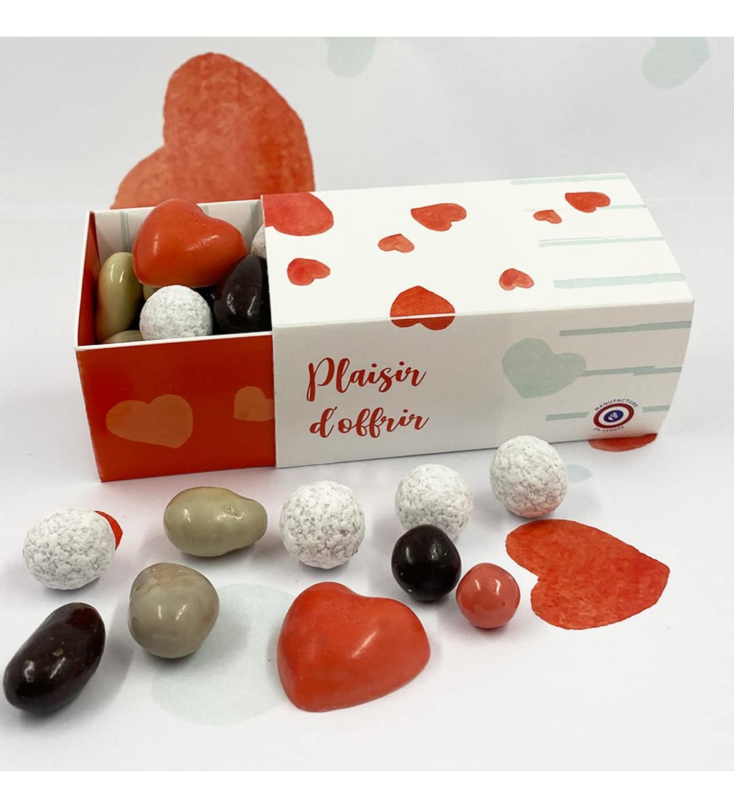 Nova Set of St Valentine Chocolate Hearts 10 x 5 cm