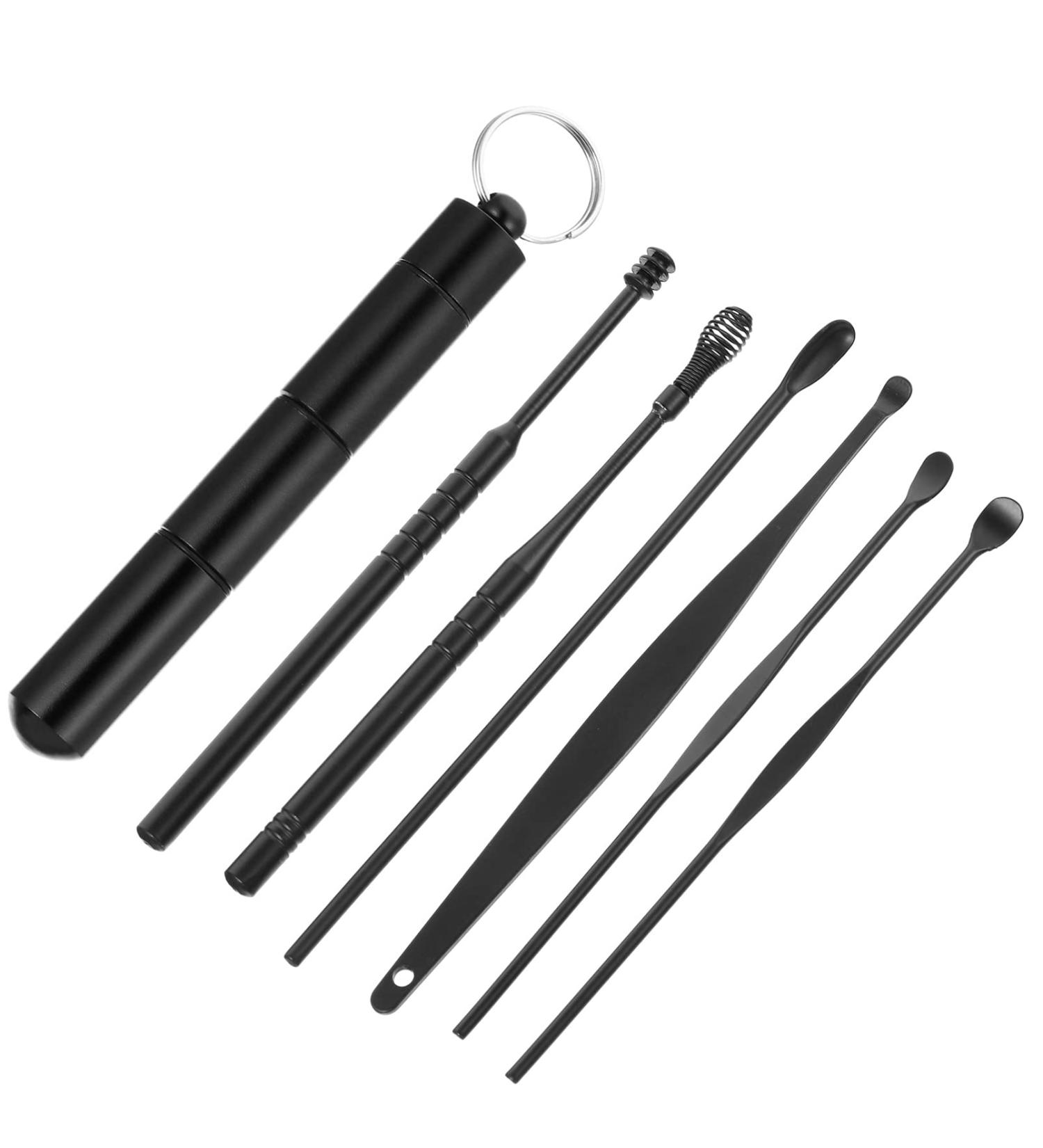 Healeved 6pcs Ear Wax Removal Tool Professional Ear Cleaners for Adults Easy to Use - Buy Online on GoSupps.com
