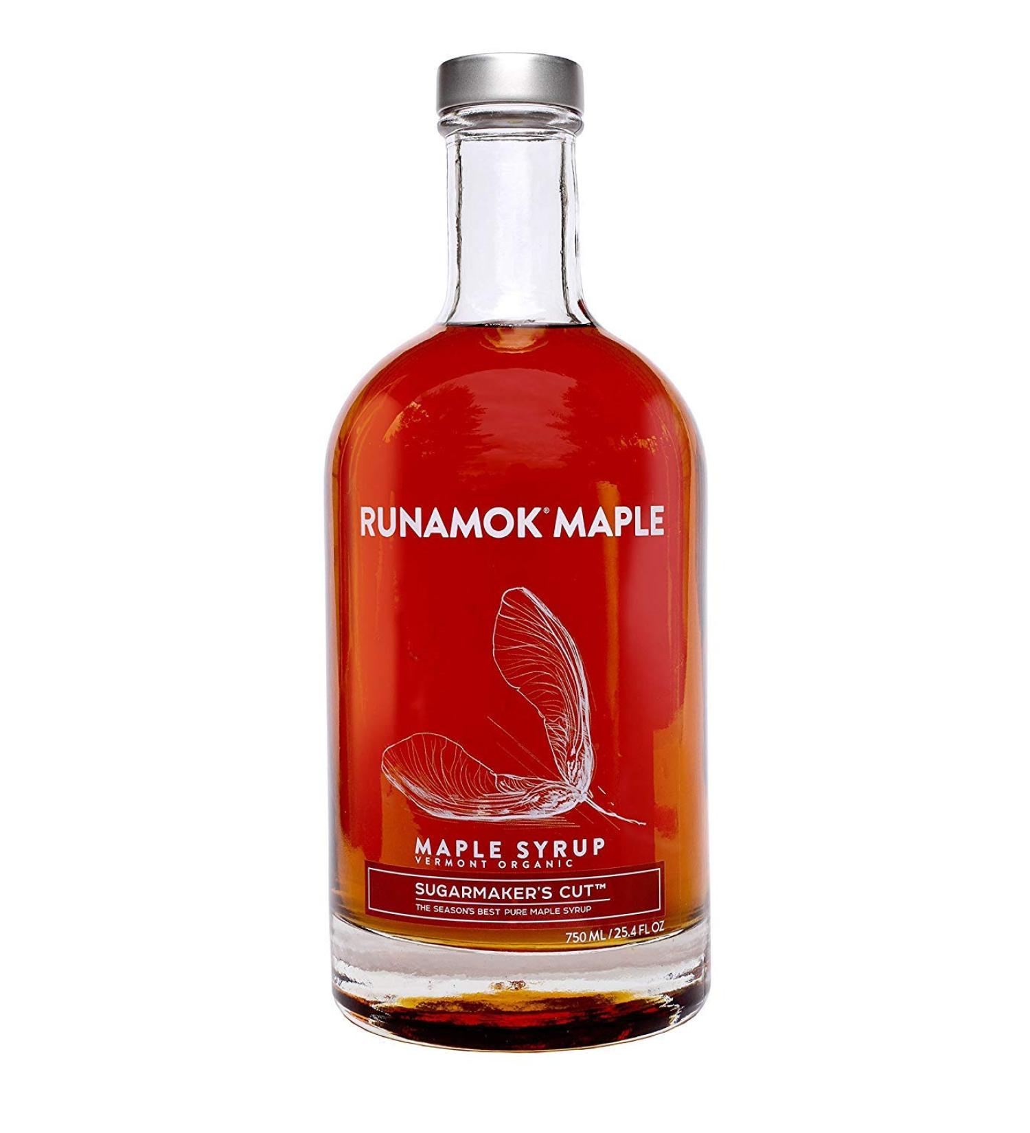 Runamok Maple Sugarmaker's Cut - Traditional Grade A Maple Syrup | Amber Color, Rich Taste | 100% Natural 25.36 Fl Oz - Classic Pancakes & Breakfast Syrup - Buy Online on GoSupps.com