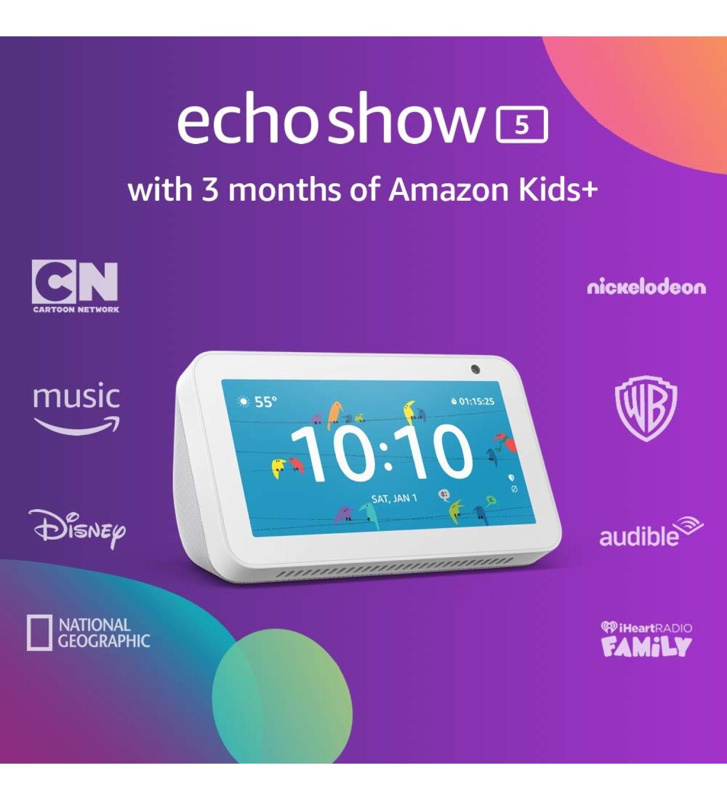 Echo Show 5 + 3 Months Amazon Kids+ Subscription - Sandstone - Buy Online on GoSupps.com