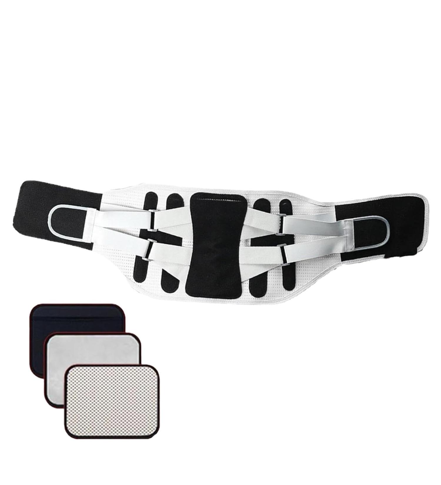 Lumbar Back Brace Lower Back Stretcher - Back Reliever Spinal Belt for Men Women Lower Back Brace Waist Support Belt for Gym Fitness Black G - Buy Online on GoSupps.com