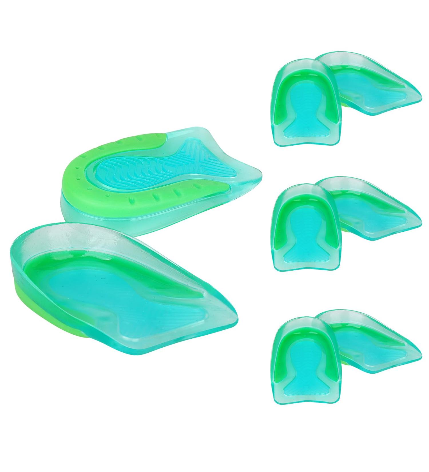 Plantar Relief Heel Spur Insoles - Gel Cushions & Orthopedic Inserts for Fasciitis & Ankle Pain - 4 Pairs - Buy Online on GoSupps.com