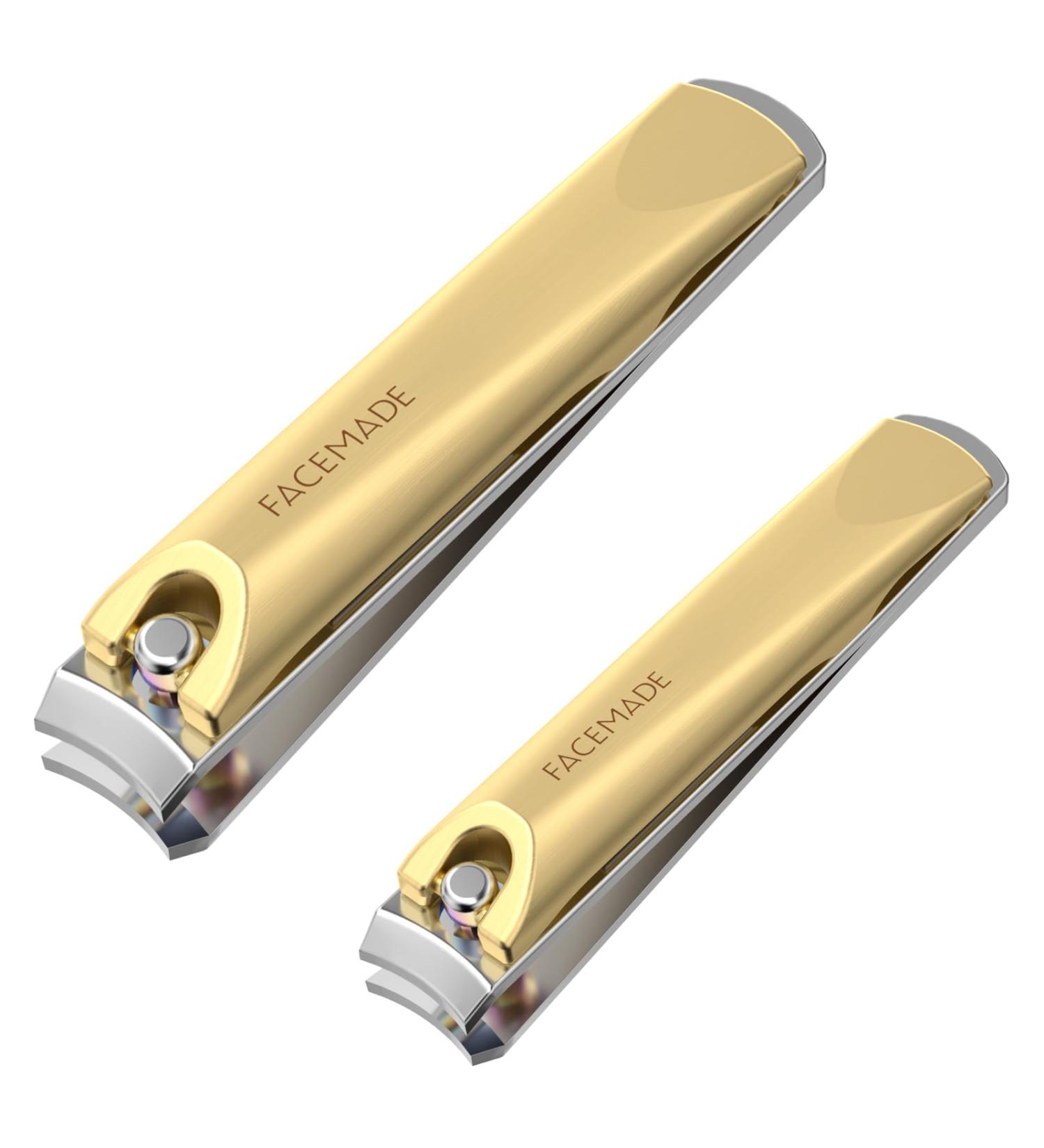 FACEMADE Nail Clippers Set Brushed Antique Gold - Buy Online on GoSupps.com
