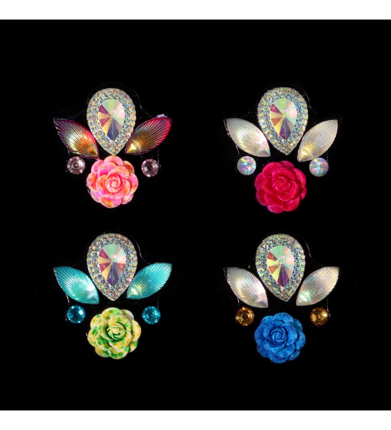 Face Paint Jewels Rhinestone Stickers - Self Adhesive Crystal Makeup Gems for Festivals & Decorations - Buy Online on GoSupps.com