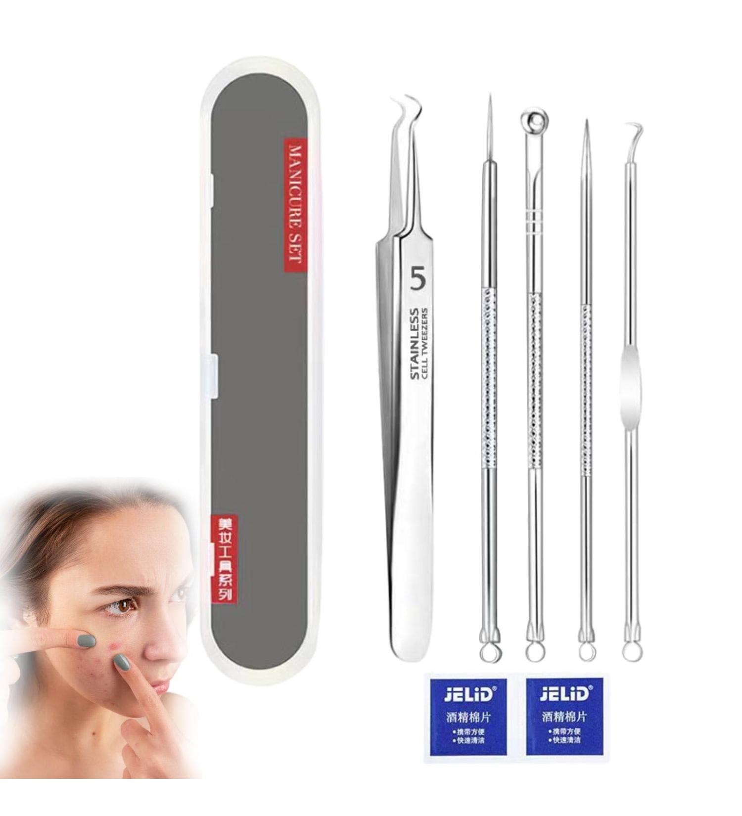 Usiveinborn Blackhead Remover Professional Facial Blackhead Remover Tweezers Usiveinborn Tweezers Facial Blackhead Remover Tweezers Blackhead Remover Tweezers Blackhead Tweezers (typeC) - Buy Online on GoSupps.com