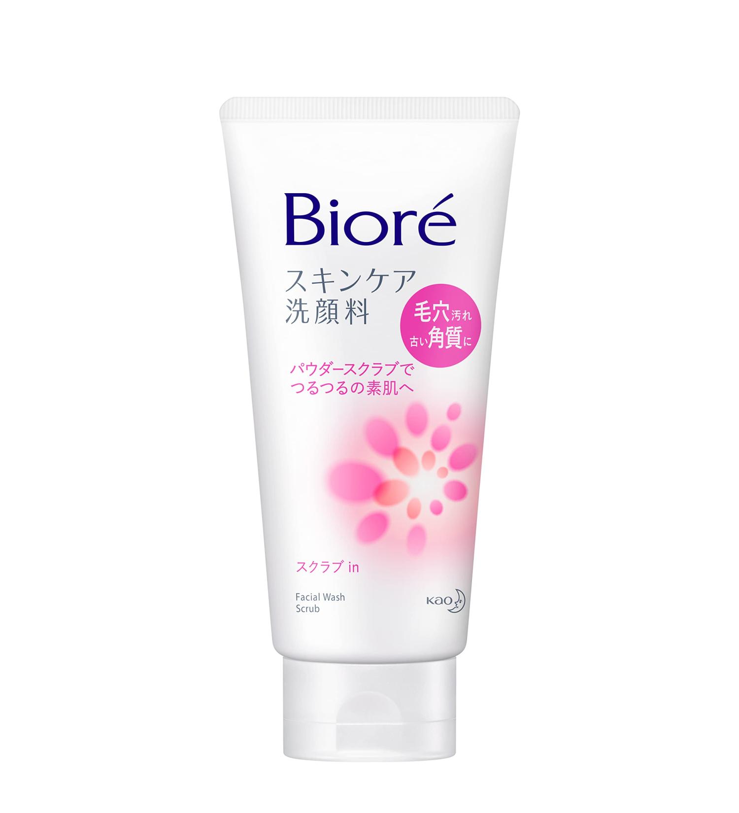 Biore Facial Washing Foam Scrub-in - 130g Health and Beauty