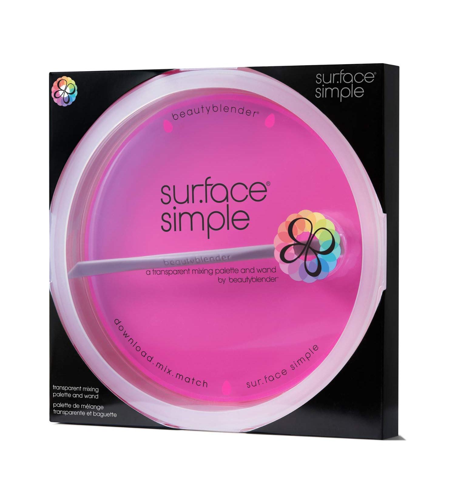 beautyblender sur.face simple Portable Clear Palette + Mixing Wand | Foundation & Cream Mixer - Buy Online on GoSupps.com