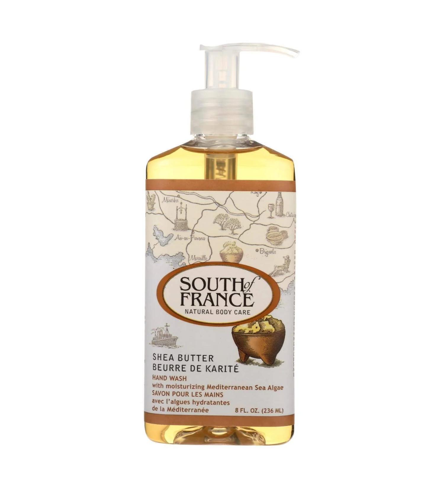 South of France Shea Butter Hand Wash - Nourishing 8 Ounces | Shop Internationally - Buy Online on GoSupps.com