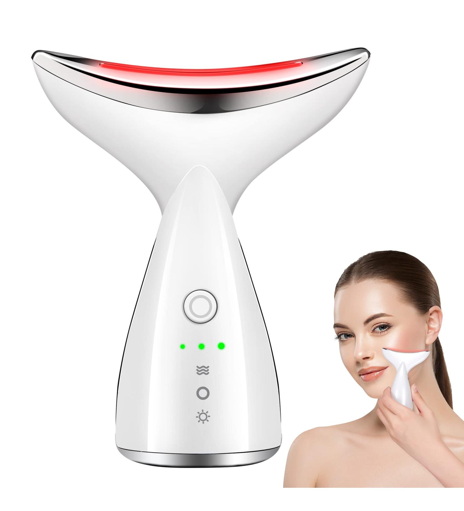 Double Chin Reducer Machine - Anti-Aging Face & Neck Massager with 3 Massage Modes - Buy Online on GoSupps.com