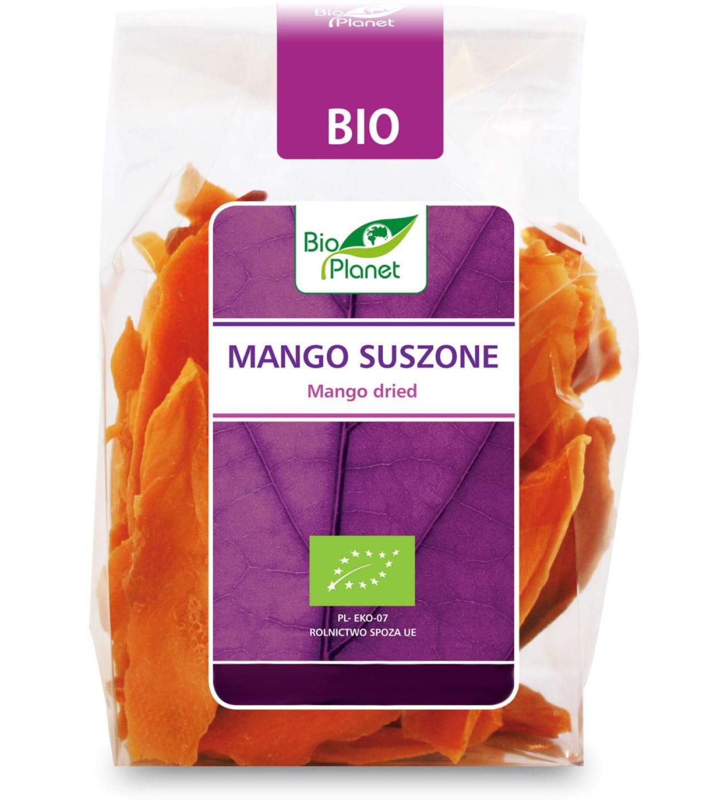 Organic dried mango 100 g - BIO PLANET