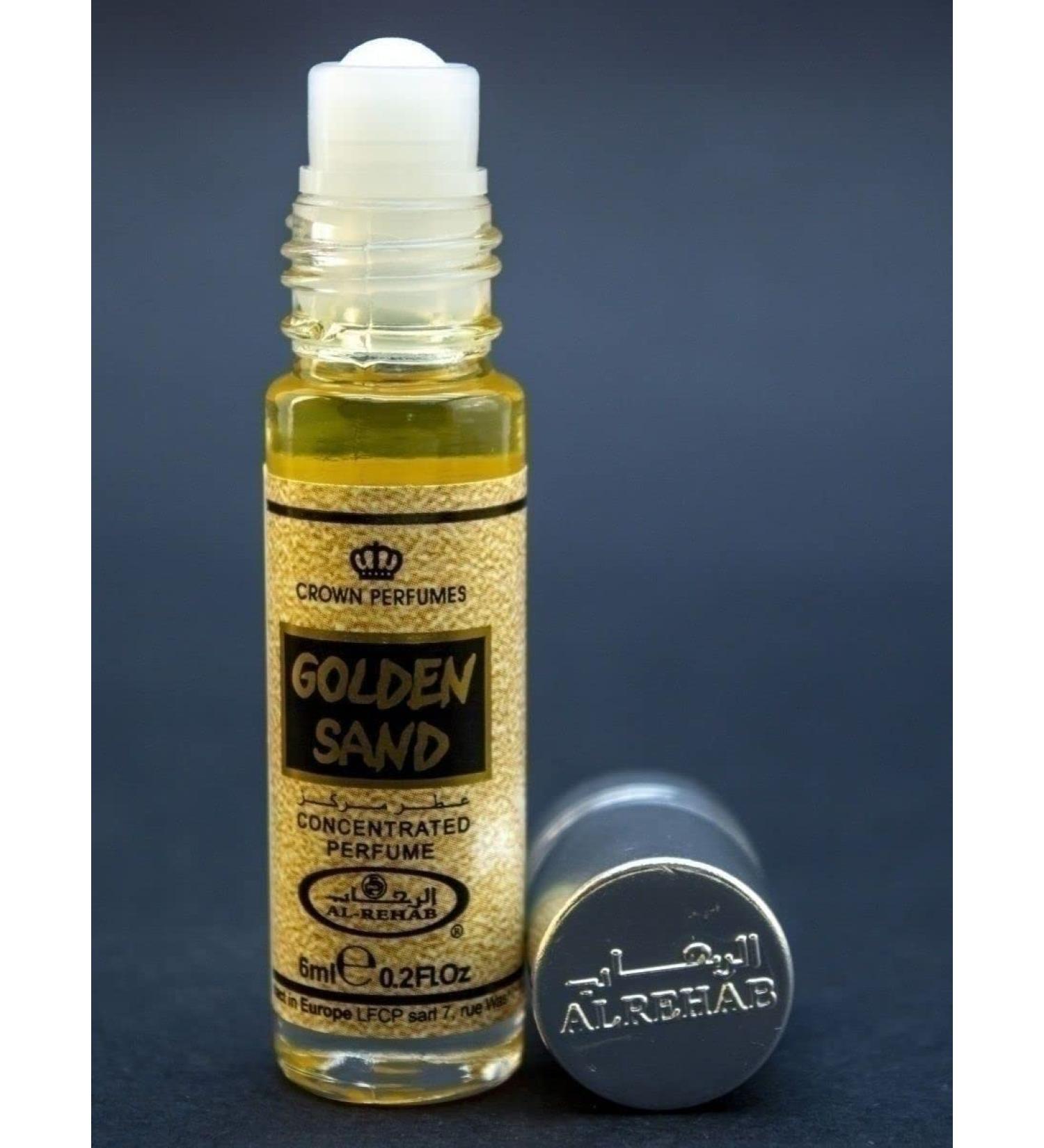 Al-Rehab Golden Sand 6ml Perfume Oil (.2 oz) - Exquisite Fragrance by Crown Perfumes - Buy Online on GoSupps.com