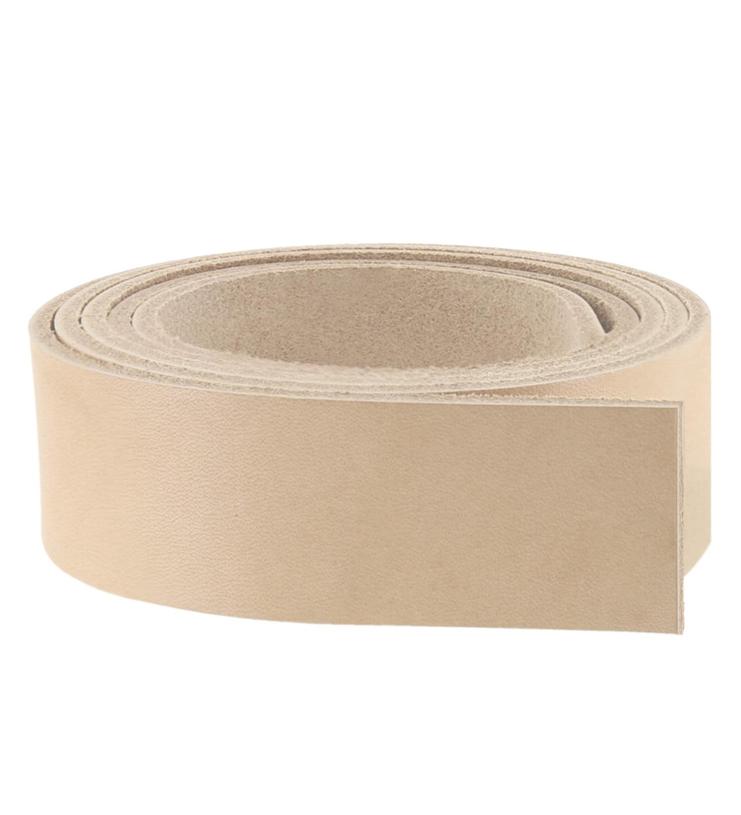 ELW Vegetable Tanned Leather Belt Blank 5-6oz Thickness 1/2-4W x 52L - Full Grain Veg Tan Tooling Leather Strap - Buy Online on GoSupps.com