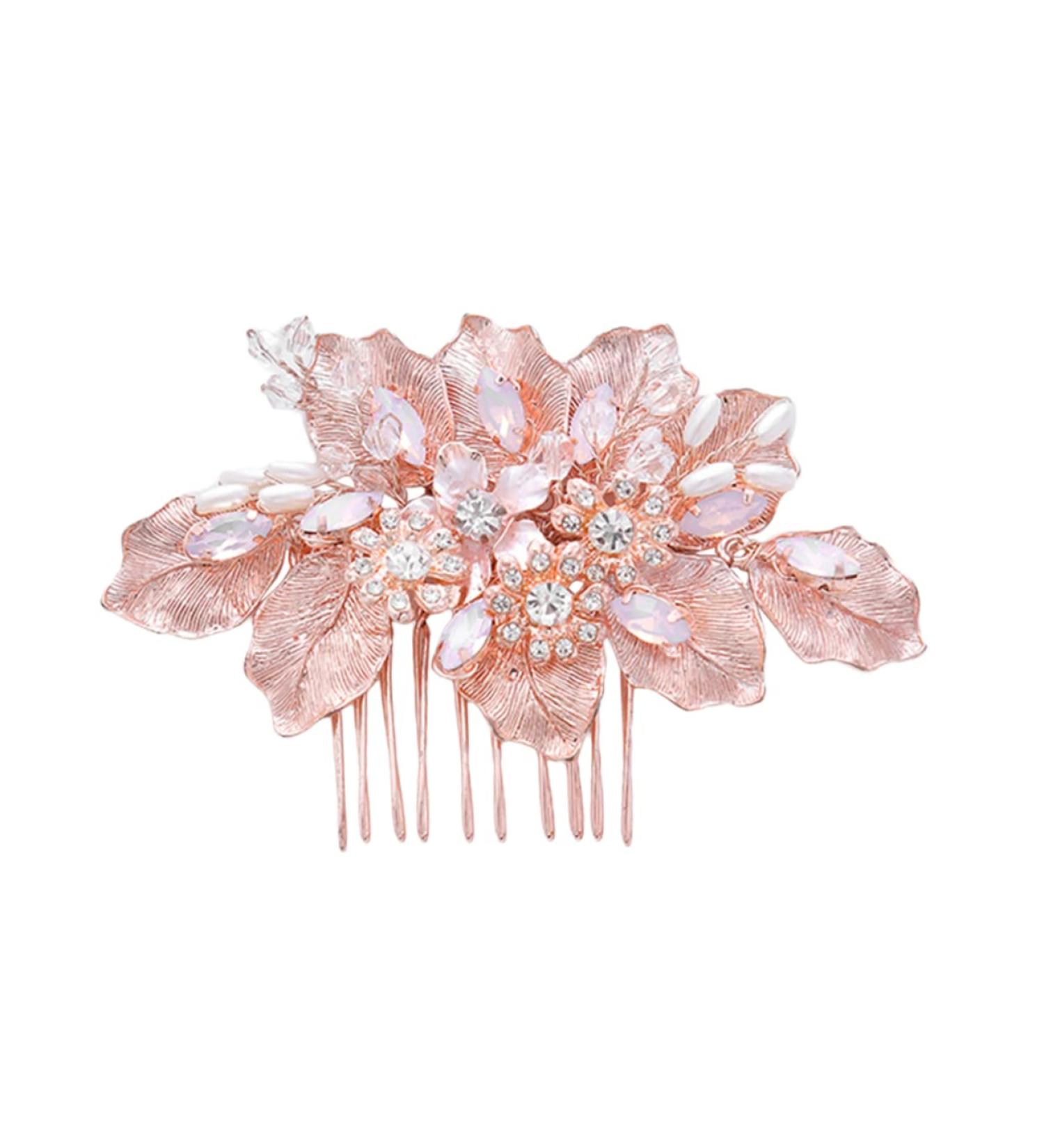 DOITOOL Side Hair Comb Bridal Wedding Hair Comb Bridal Hair Pin Wedding Head Jewelry Wedding Headdress Hair Comb Clip Wedding Headwear Tiara Bride Accessories Wedding Dress - Buy Online on GoSupps.com