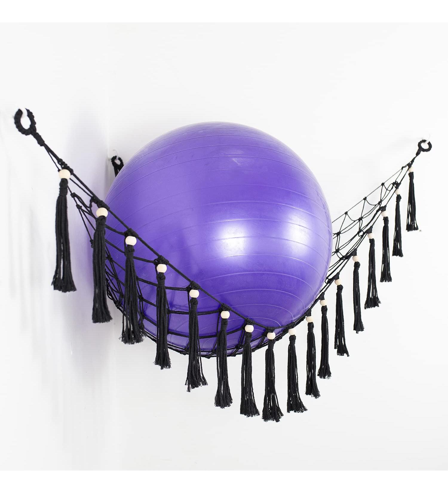 Diocos Exercise Ball Holder - Yoga Ball Rack, Black - Buy Online on GoSupps.com