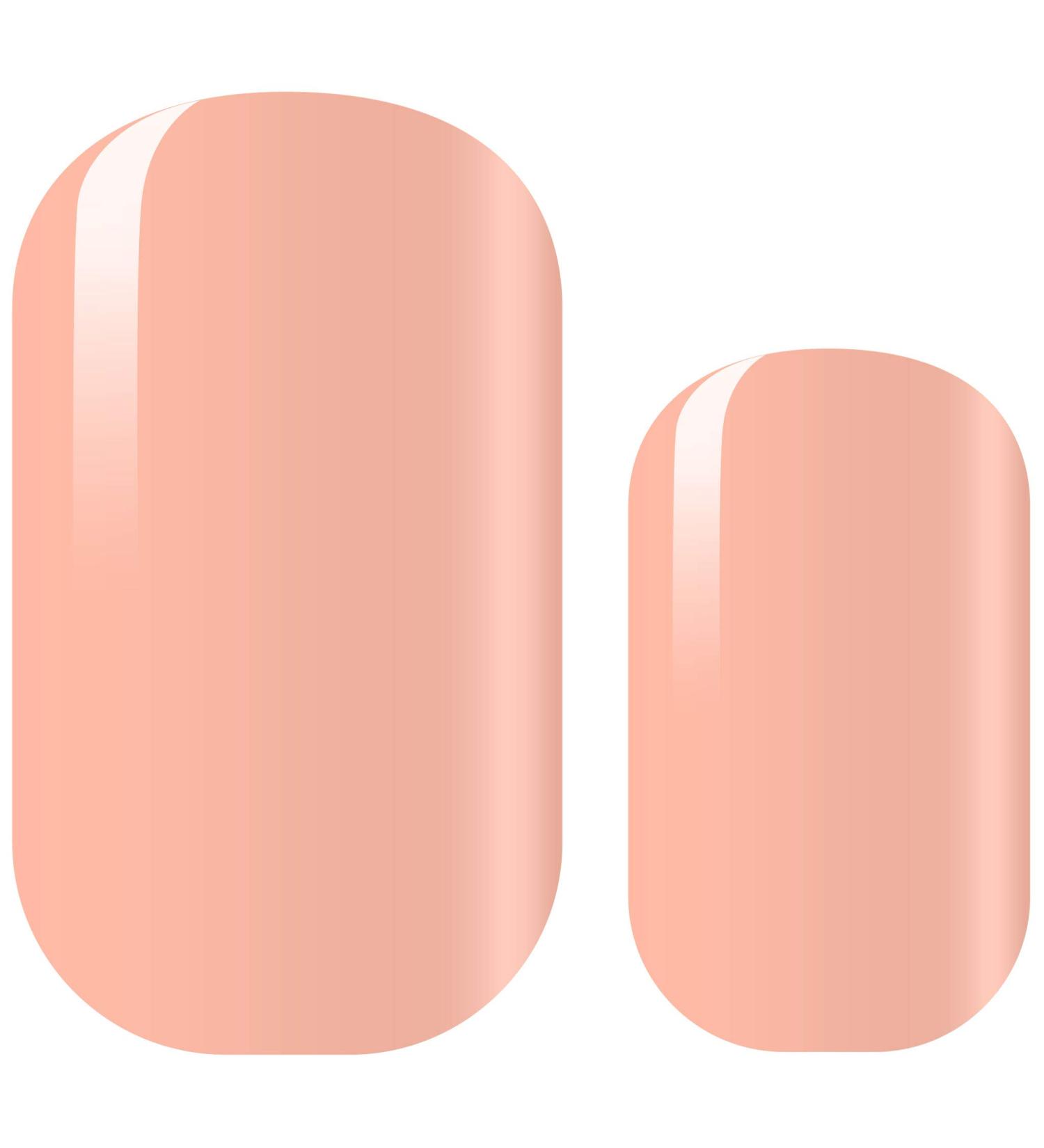 Buy Avoa Beauty Nail Film - Send Nudes | Opaque Skin Color Monochrome Nail Wraps | Long-lasting Self-Adhesive 16 Pack - Buy Online on GoSupps.com