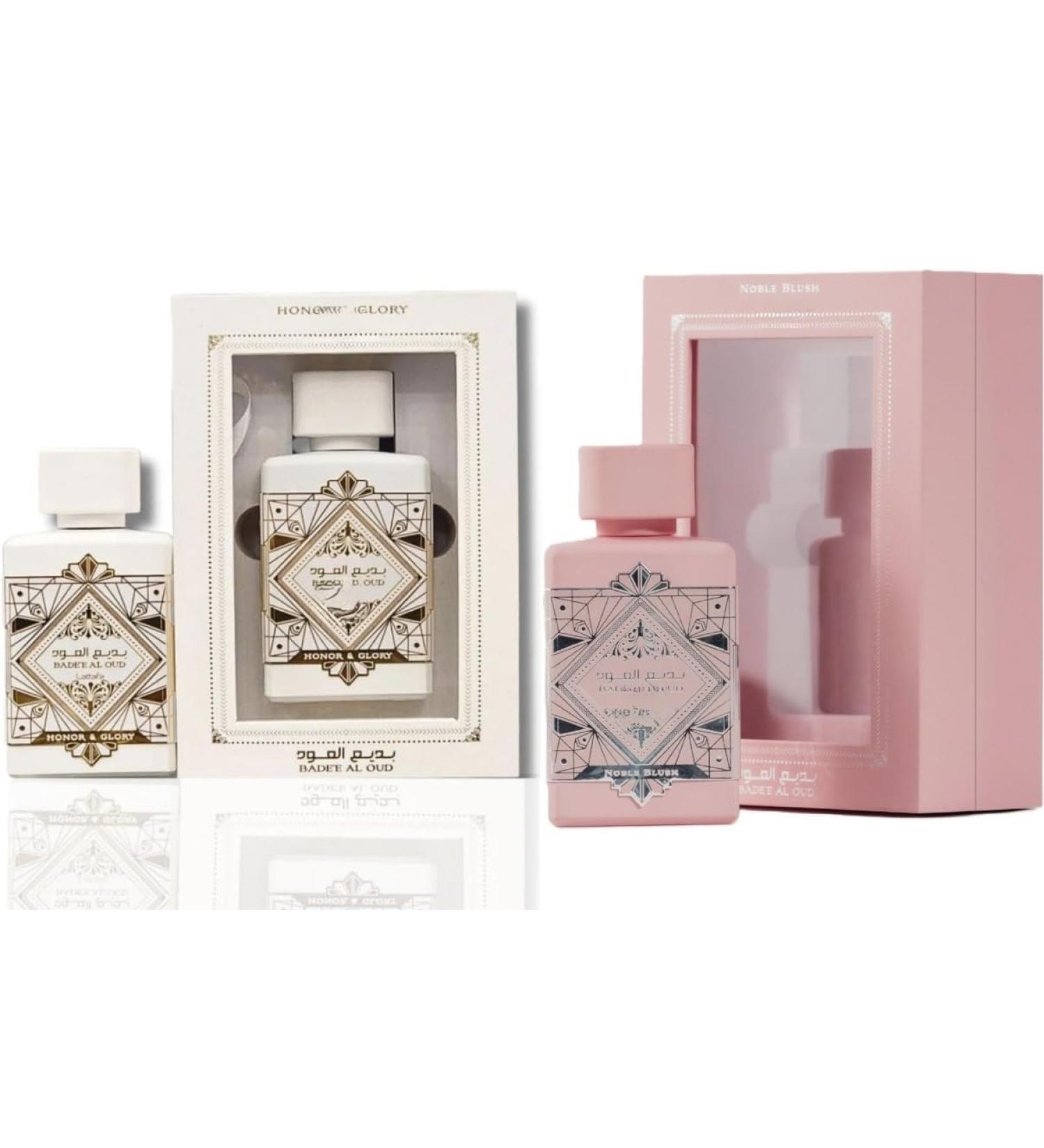 Badee Al Oud Noble Blush and Badee Al Oud Honor and Glory Gift set for Unisex Eau de parfum Spray 3.4 Ounce / 100 Ml each - Buy Online on GoSupps.com