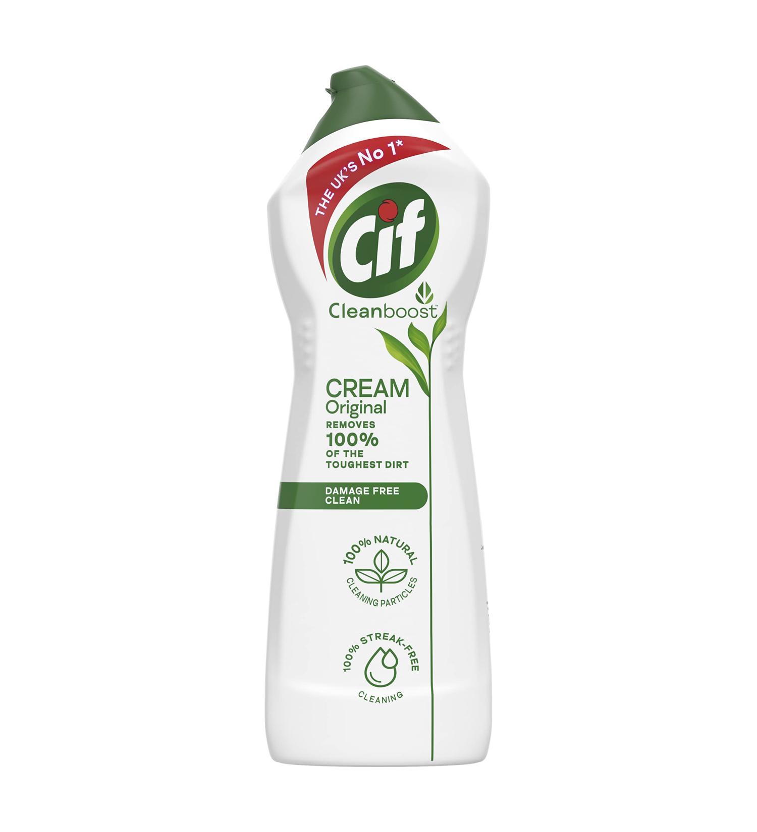 Cif Original Cream Cleaner 750 ml - 100% Tough Dirt Removal - Multipurpose Surface Cleaner (Pack of 1) - Buy Online on GoSupps.com