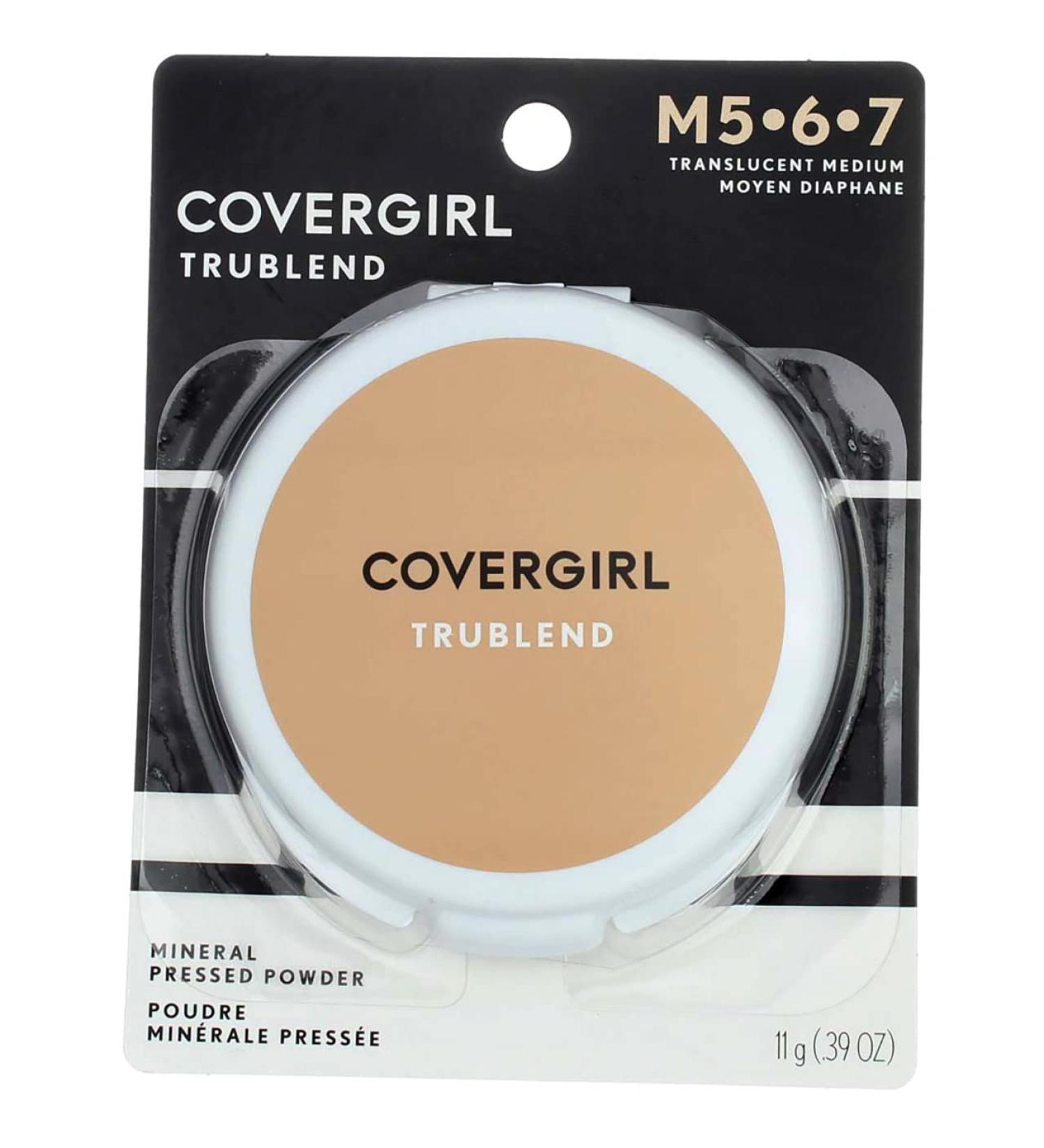 Covergirl TruBLEND Pressed Powder 4 Translucent Medium .39oz - Pack of 4 - Buy Online on GoSupps.com