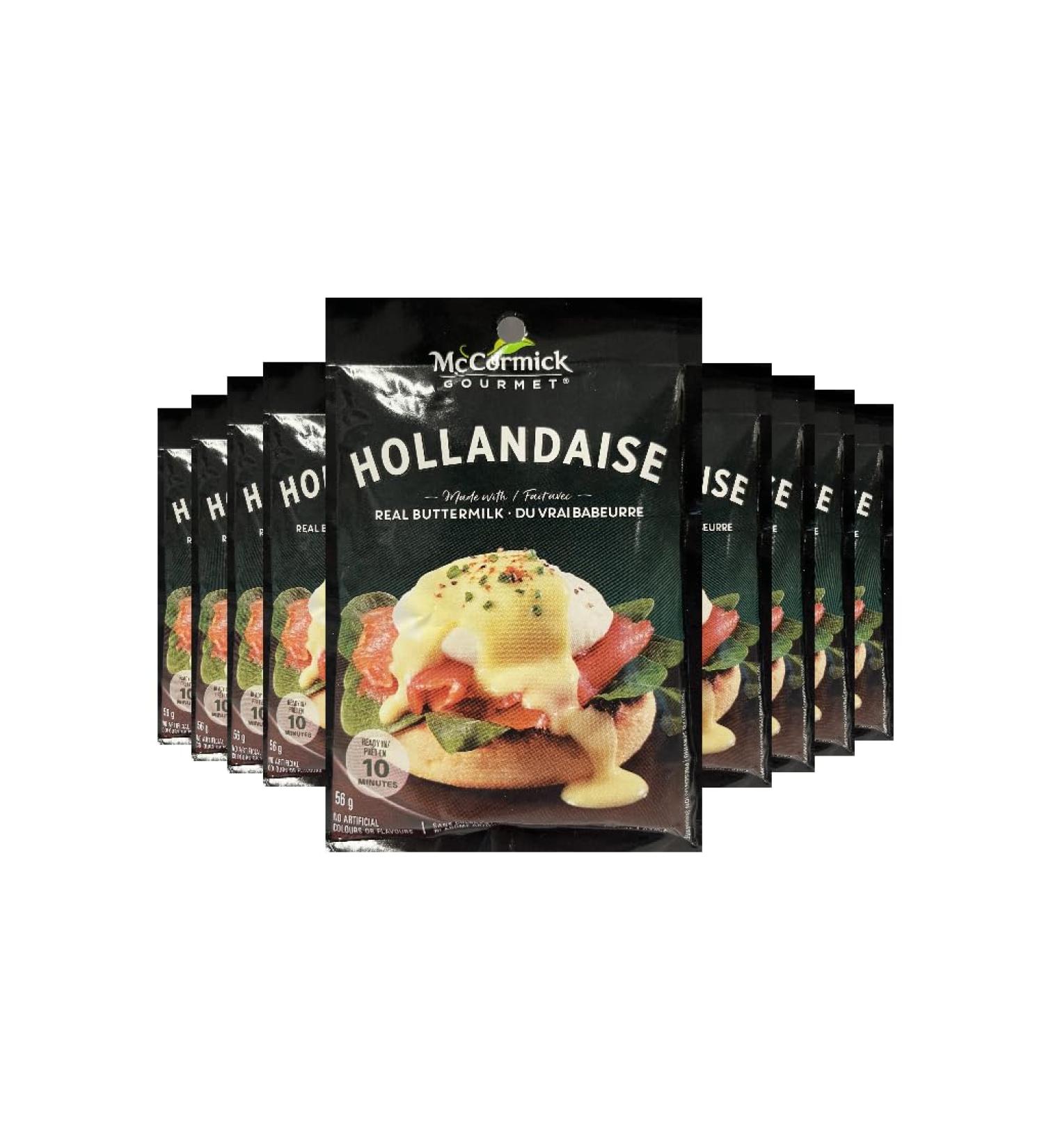 McCormick Gourmet Premium Quality Dry Sauce Mix Hollandaise 56g Case Pack 9 Count - Buy Online on GoSupps.com