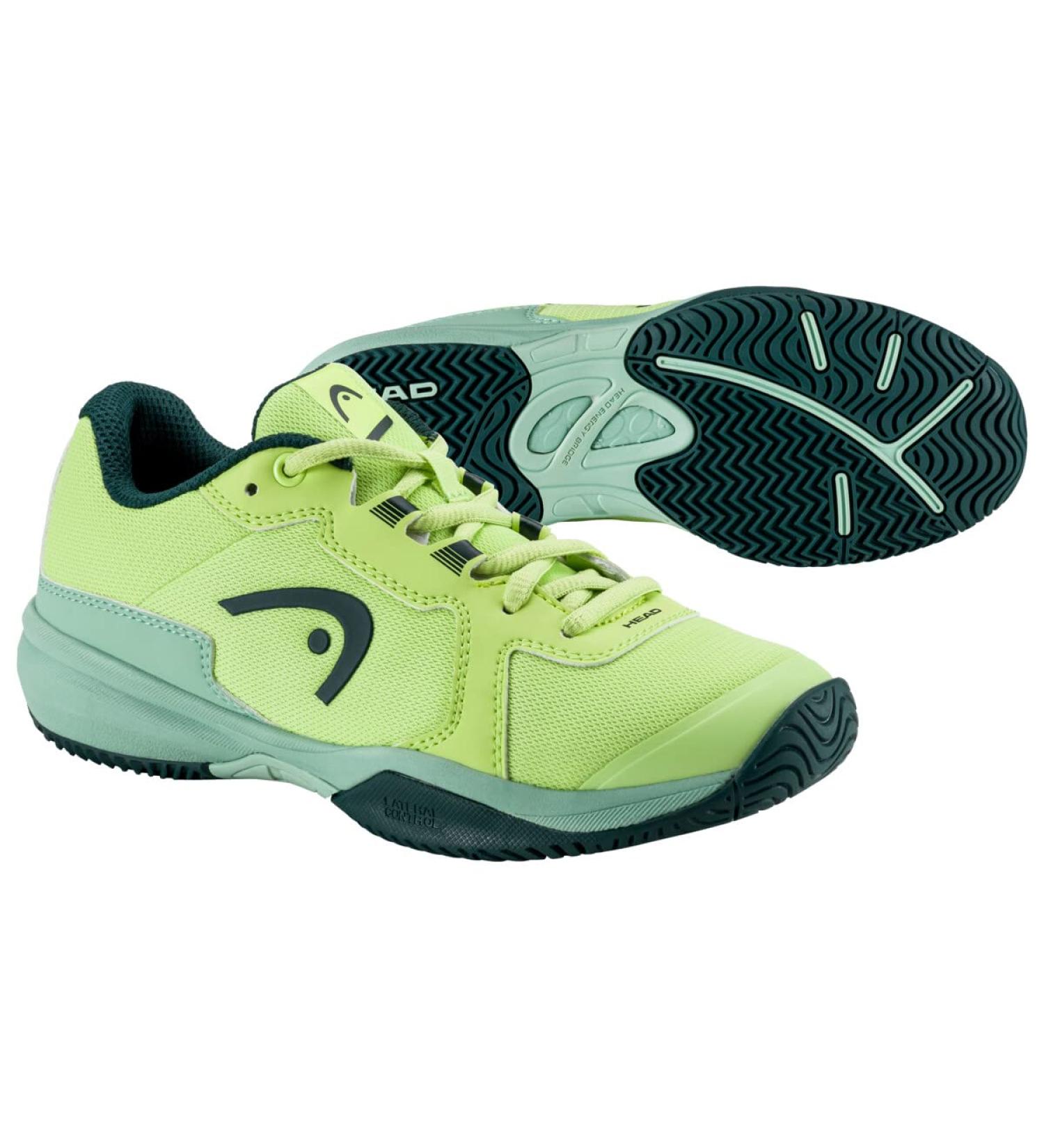 Buy HEAD Unisex Kids Sprint 3.5 Junior Tennis Shoes - 36 EU - Light Green & Forest Green | International Shipping Available - Buy Online on GoSupps.com