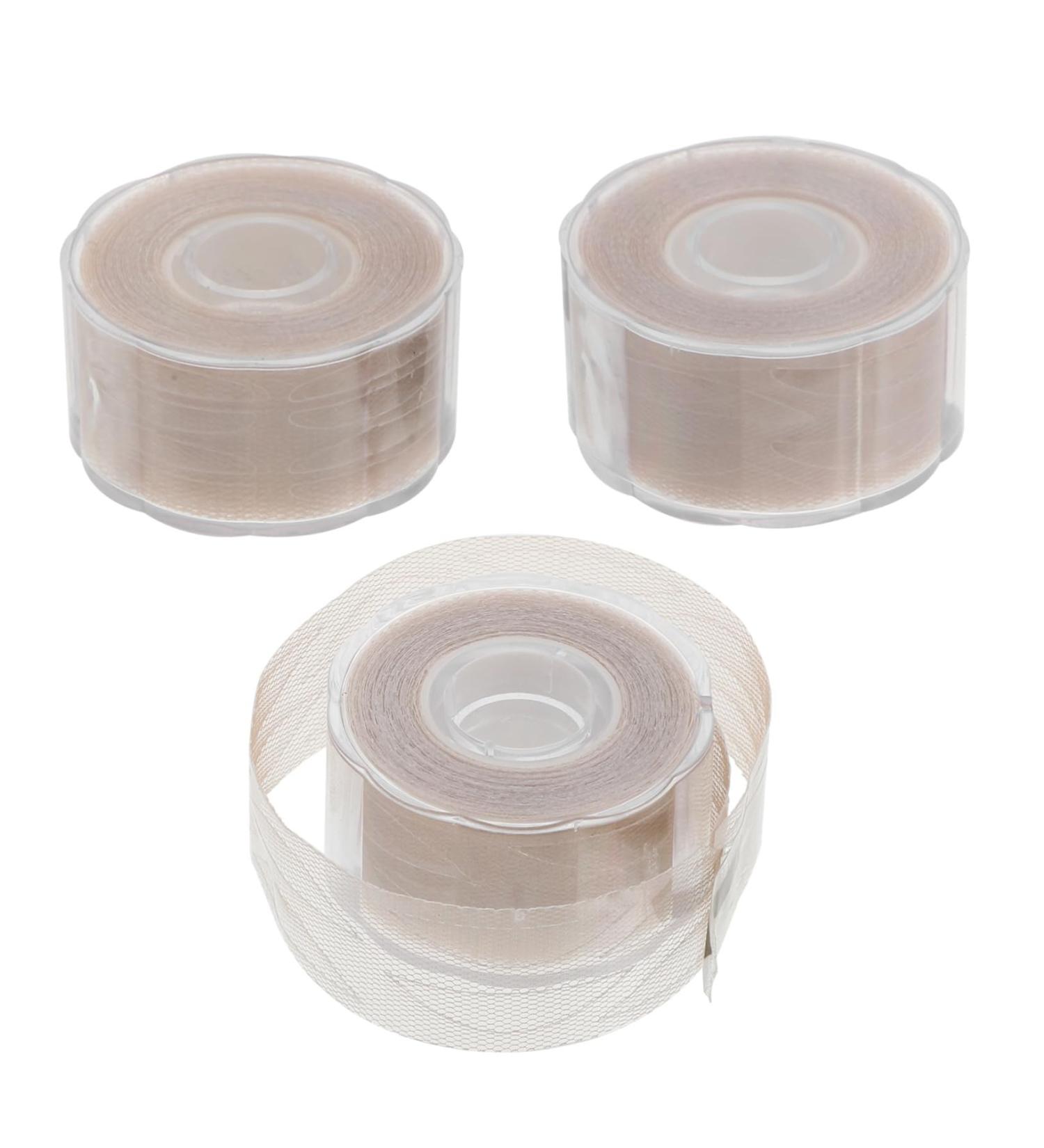Beavorty Eye Sticker Double Sided Tape 3 Rolls Mesh Double Eyelid Sticker for Eyeshadow Invisible Eyelid Strips Eyelid Sticker - Buy Online on GoSupps.com