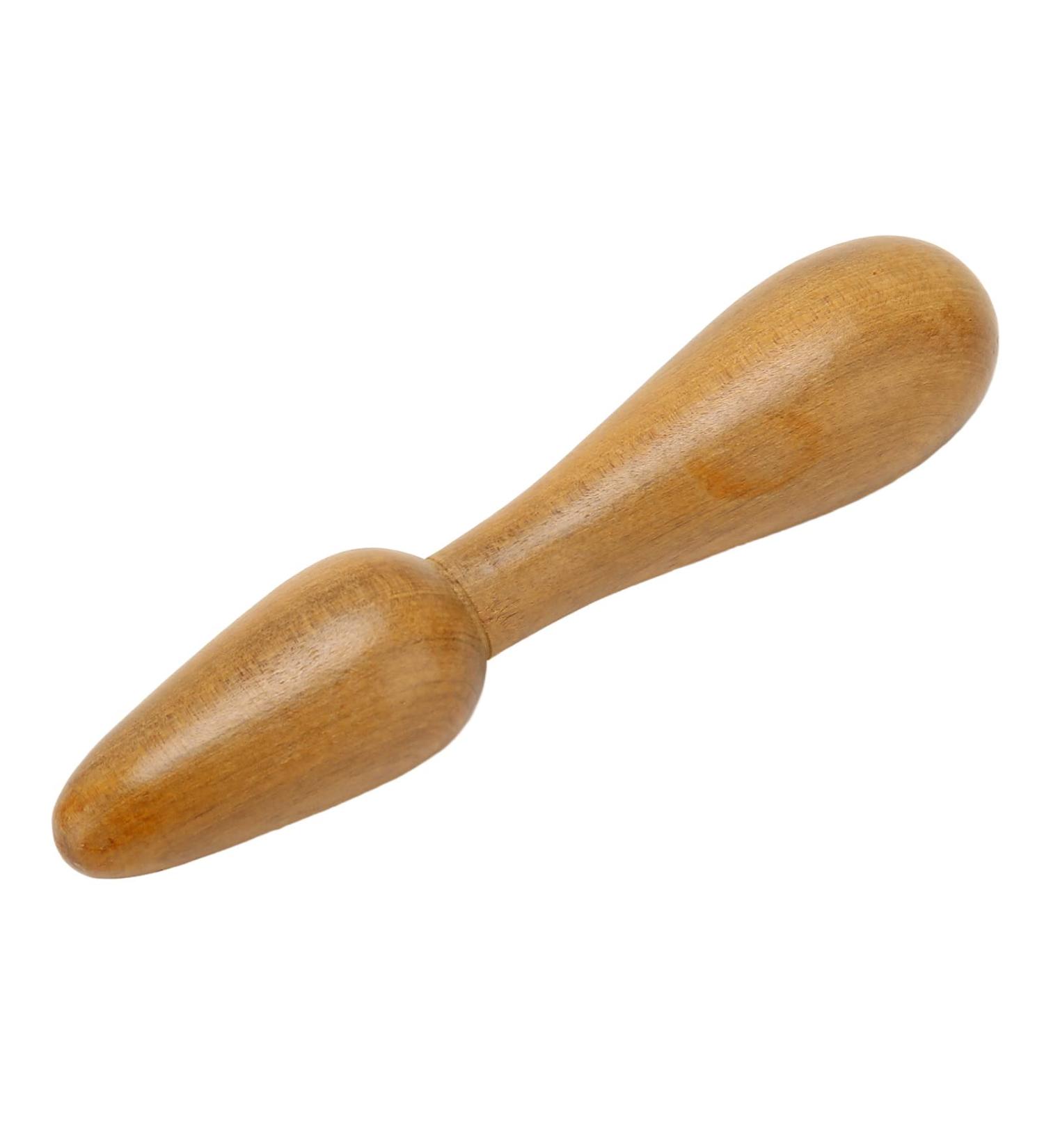 Premium Wooden Double Head Foot Massage Tab - Ergonomic Portable Acupuncture & Relaxation Tool for Home Travel & Office - Buy Online on GoSupps.com