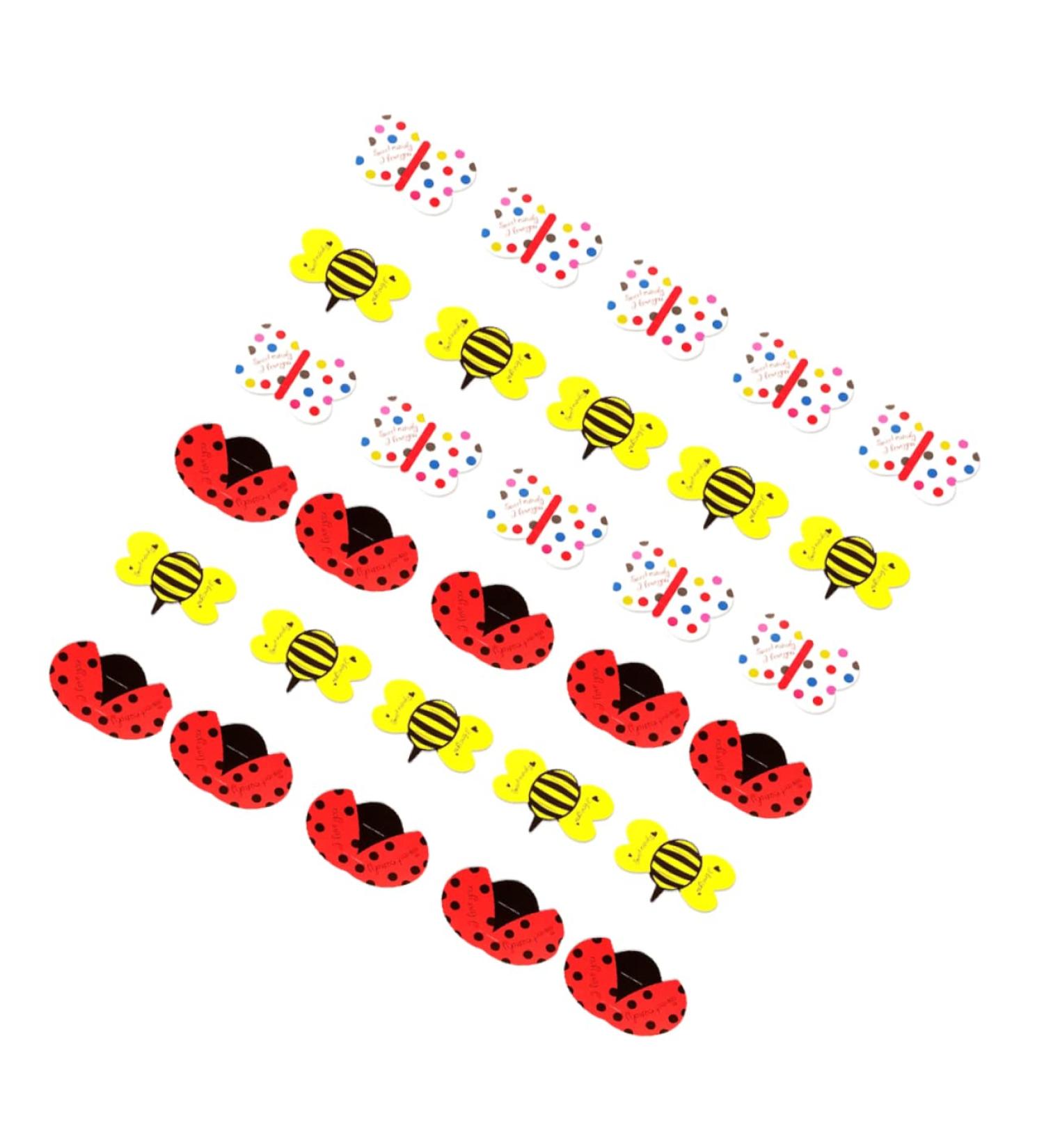  PRETYZOOM PRETYZOOM 150pcs Lollipop Decorative Cards Lollipop Decoration Lollipop Glass Bathroom Shelves Cute Lollipop Card Decoration Party Child Lollipop Card Lollipop - Buy Online on GoSupps.com