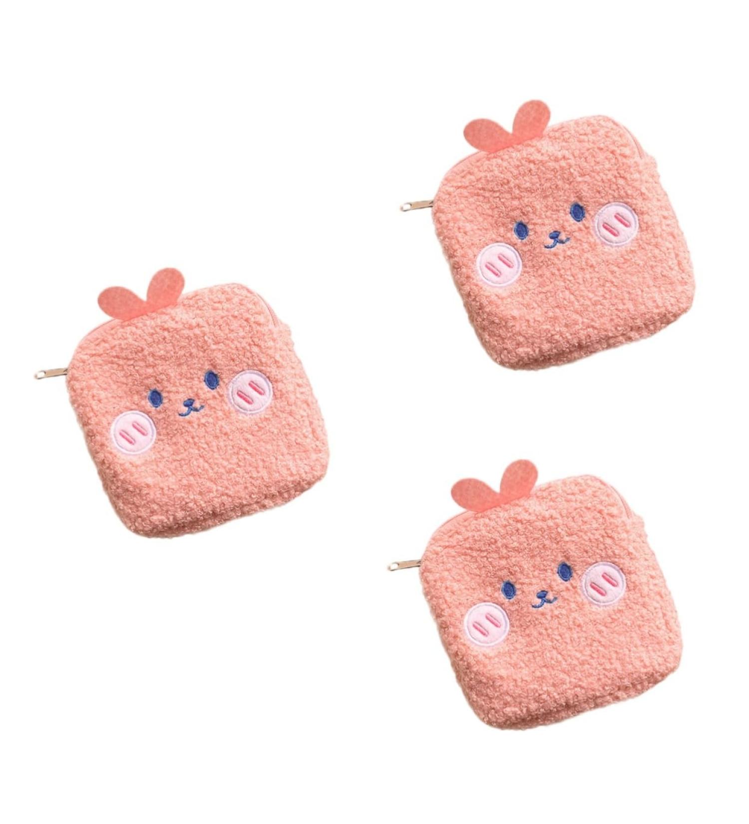 Lurrose Women's Bandages Wallet - 3pcs Storage Bags for Teenage Girls Menstrual Bandages & Pockets - Buy Online on GoSupps.com
