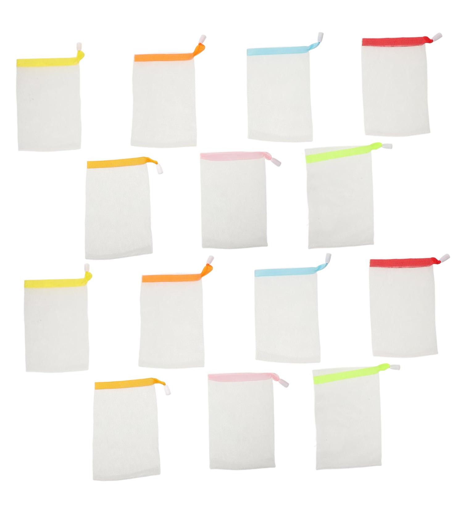WOONEKY 20pcs Foaming Net Foaming Net Drawstring Soap Bag Mesh Soap Saver Bag Shower Foaming Bag Nylon - Buy Online on GoSupps.com