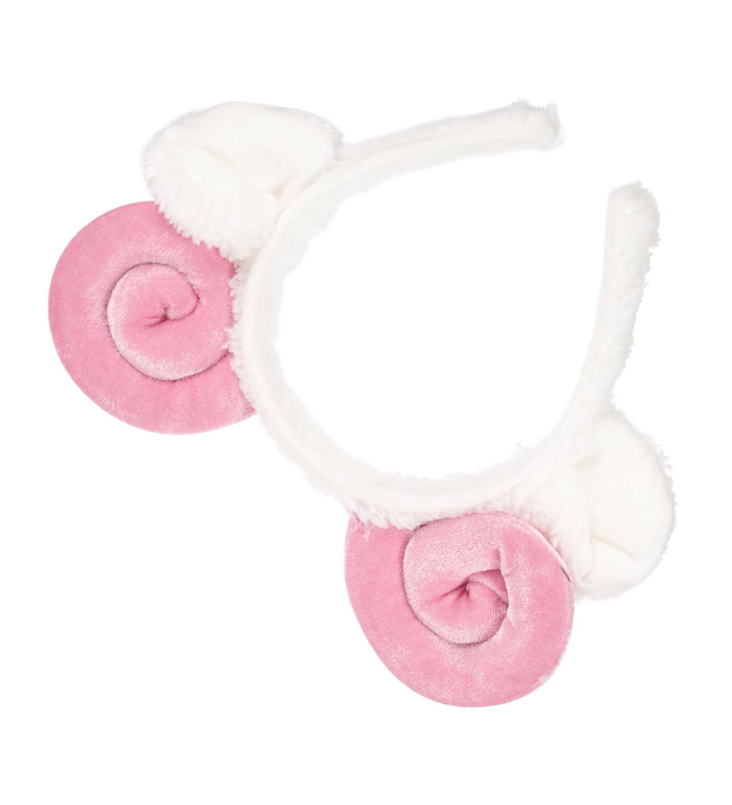 MUSISALY Headdress Head Bands Headbands Dress for Zoo Animal Headband Sheep Hair Band Christmas Head Bopper Hair Accessories for Spa Headband Wool Hat Man Fluffy 25.00X20.00X2.00CM Pink - Buy Online on GoSupps.com