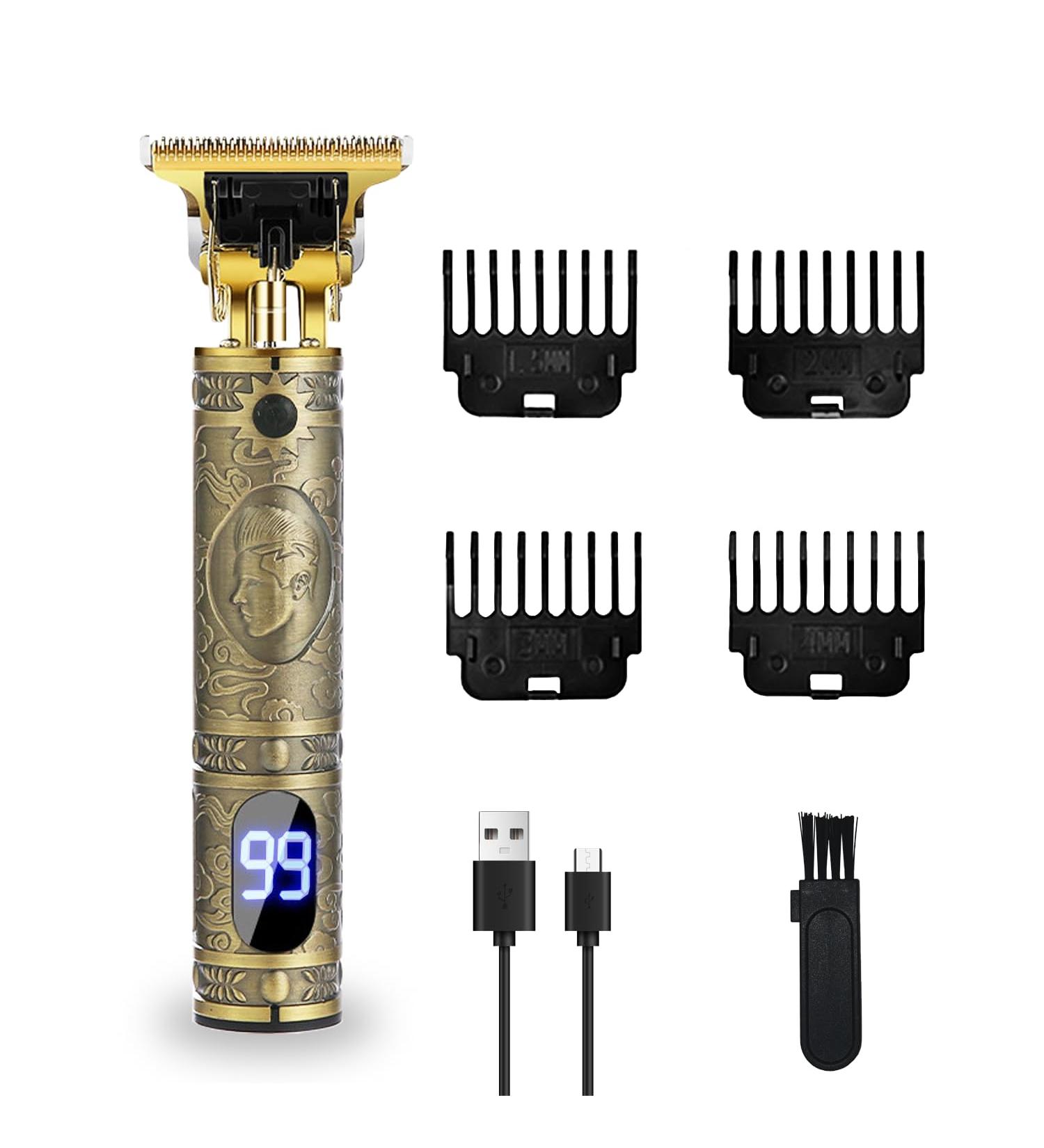 Hair Clippers for Men - Cordless Rechargeable Trimmer with LCD Display & Zero Gapped Grooming Kit - International Shipping - Buy Online on GoSupps.com