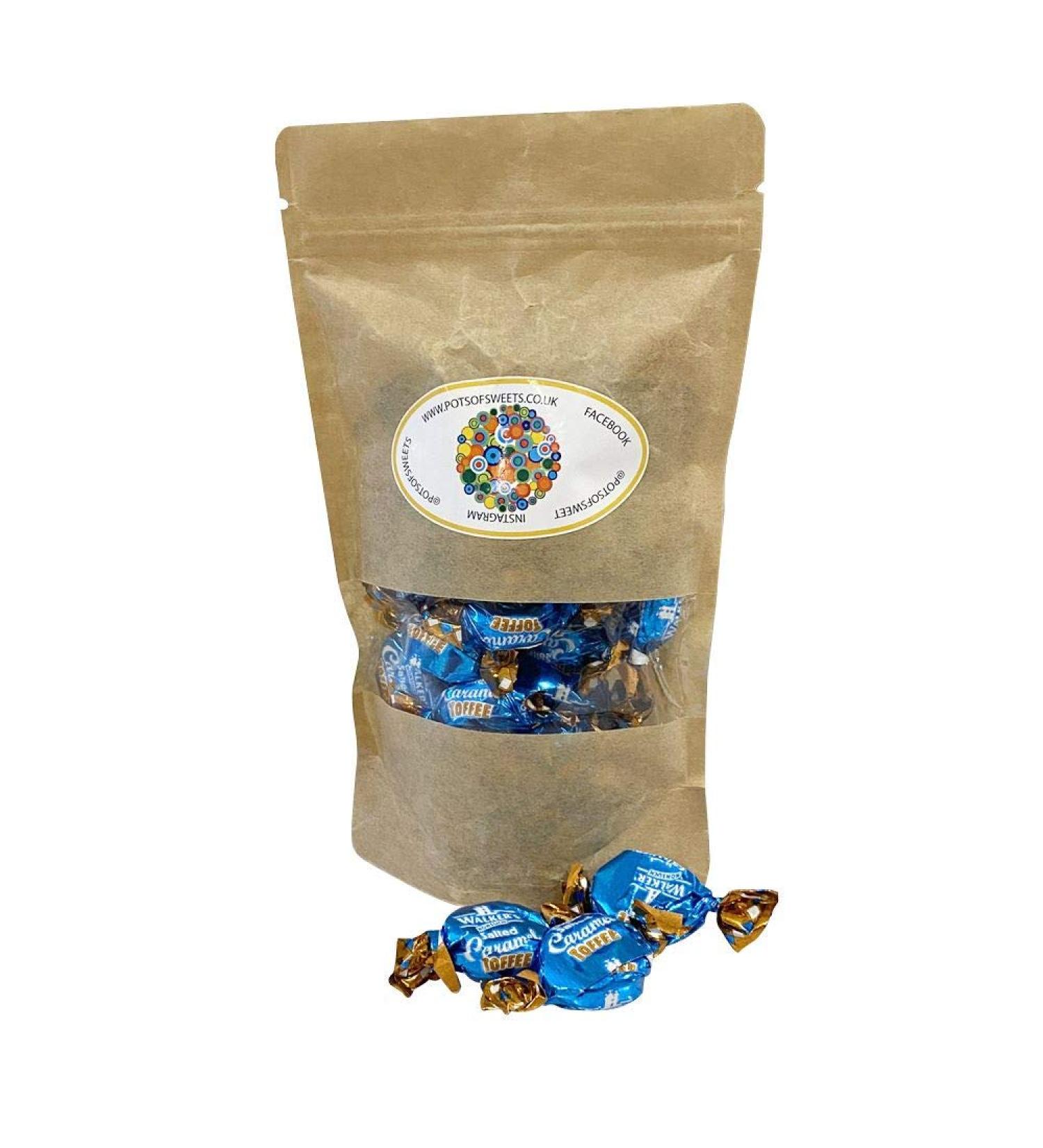 Personalized Customise with Your Own Message or Image 250g Pouch of Walkers Salted Caramel Toffee