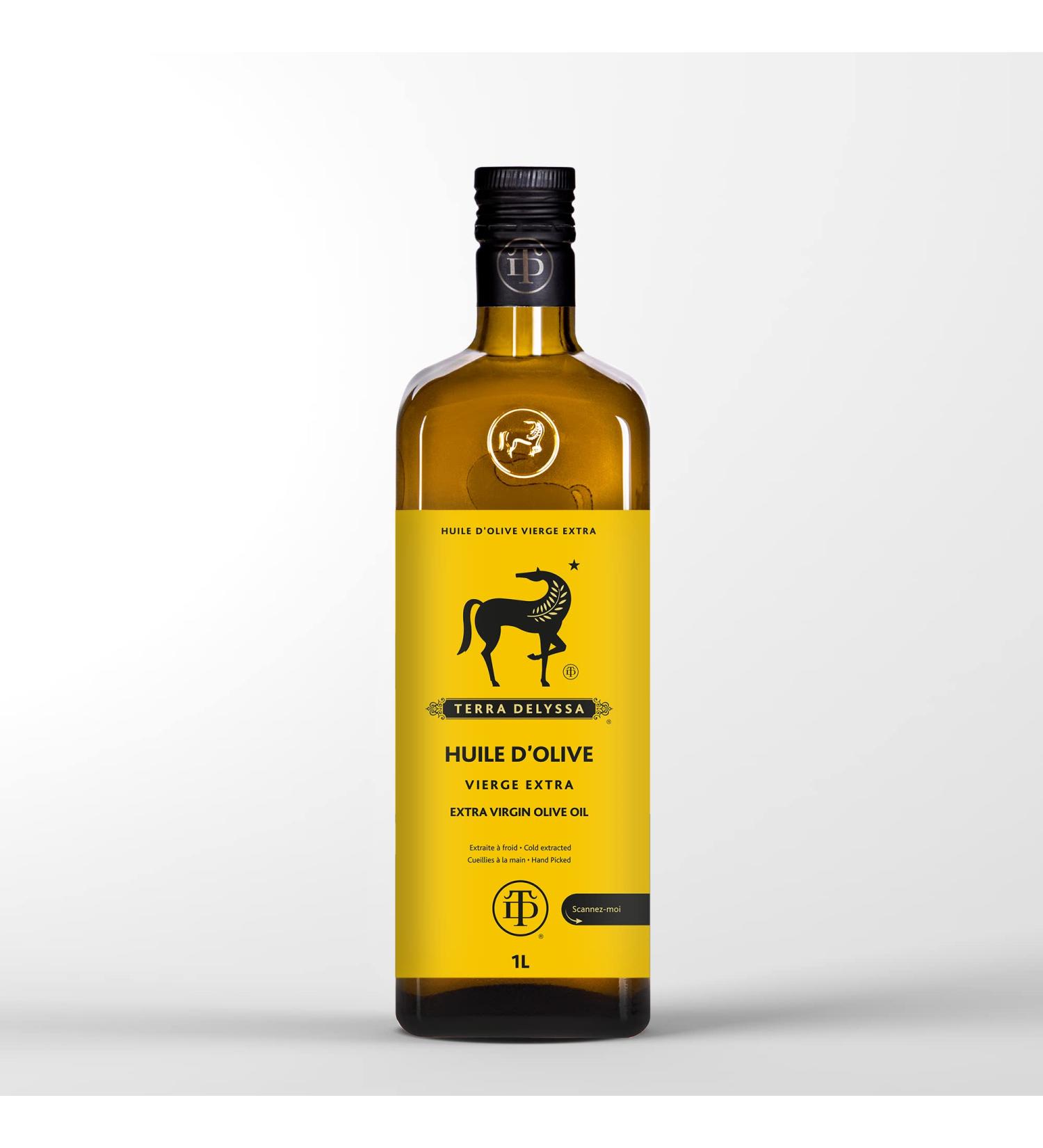 Terra Delyssa Extra Virgin Olive Oil 1L - Buy Online on GoSupps.com