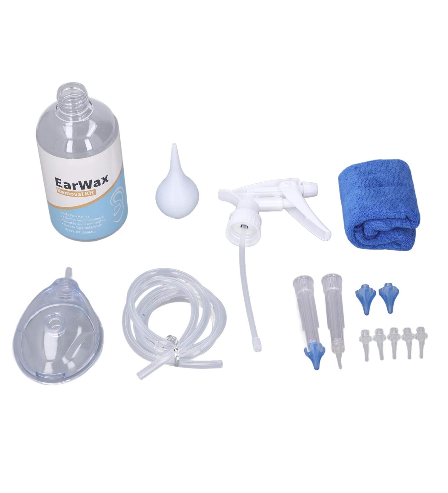 Ear Wax Removal Kit for Home Use - Gentle Ear Irrigation Tool for Adults and Children - Buy Online on GoSupps.com