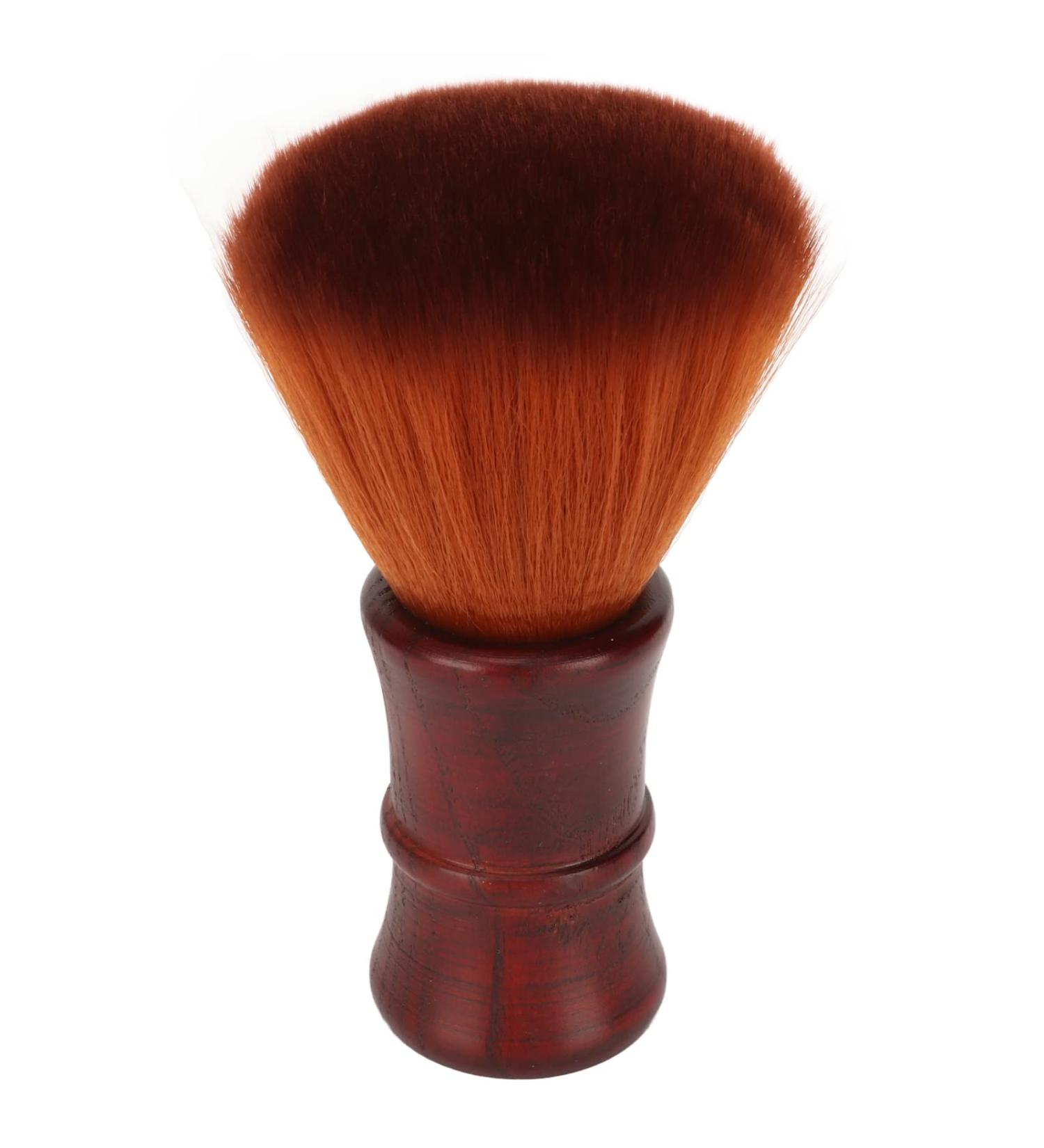 Men's Beard Brush with Wooden Handle | Soft Nylon Bristles & Foam for Hair Care | Ideal for Grooming & Cleaning - Buy Online on GoSupps.com