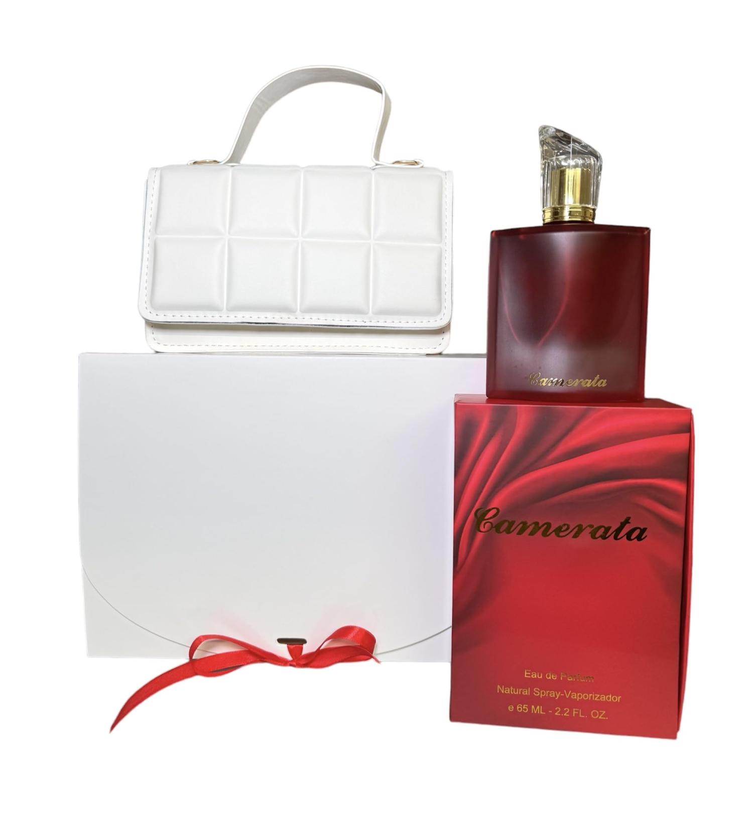 CAMERATA D'LUJO ESTUCHE DE REGALO (PERFUME+CARTERA) (Cartera Blanca/White Pure) Cartera Blanca / White Pure