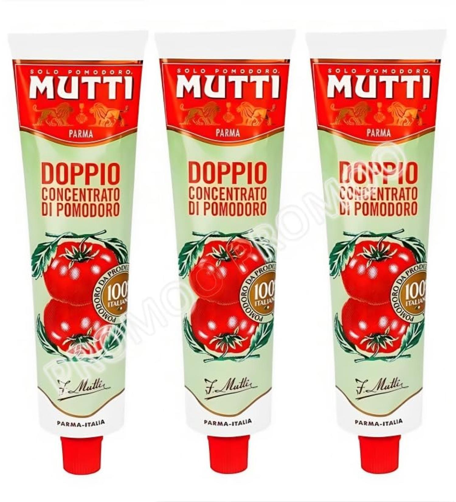 Buy Mutti Double Concentrate Tomatoes 130g (3 Pack) - Premium Quality for Authentic Italian Cooking - International Shipping Available - Buy Online on GoSupps.com